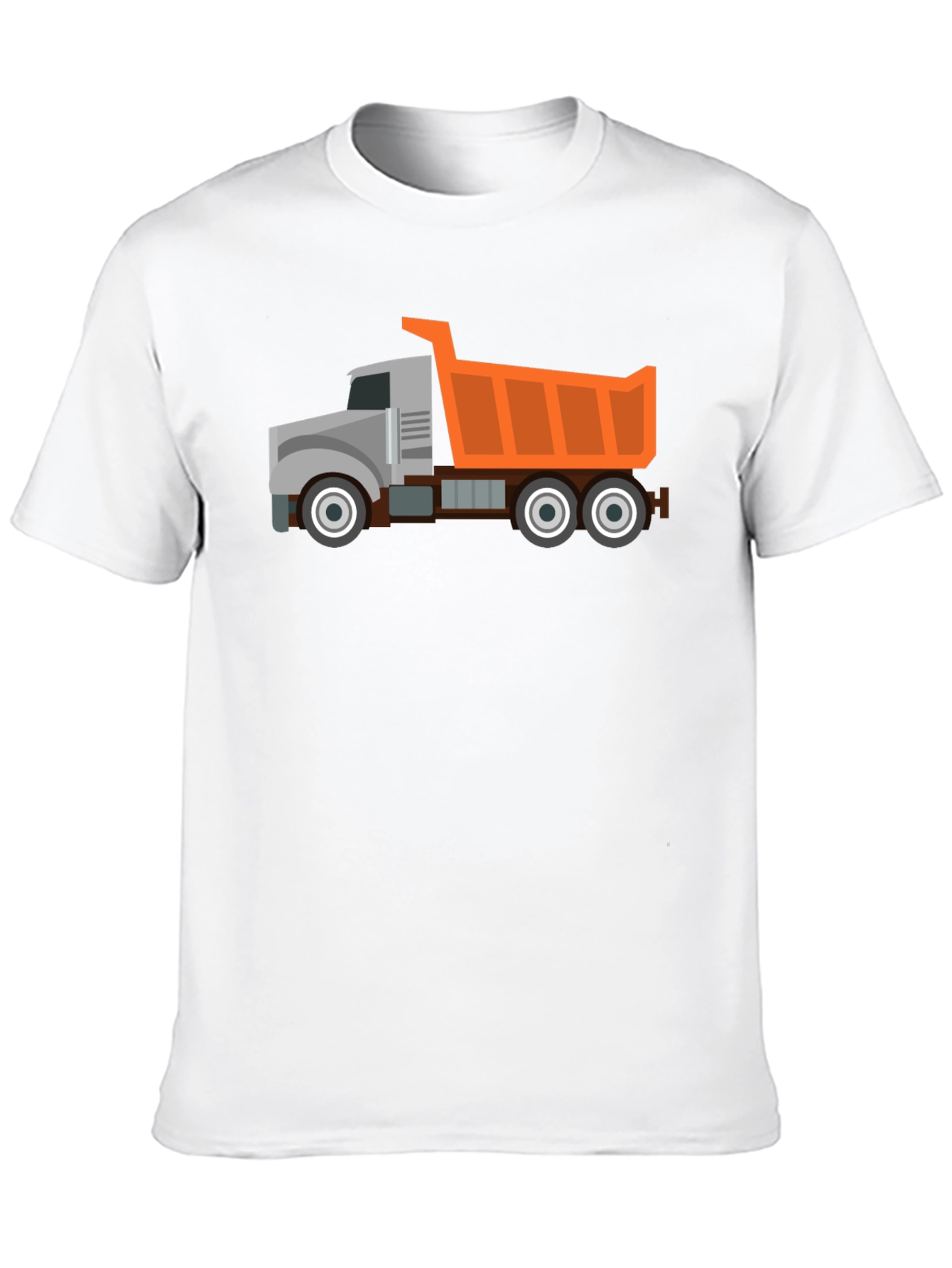 Black Dump Truck Graphic T-Shirt - Heavy Duty Fun! view 10