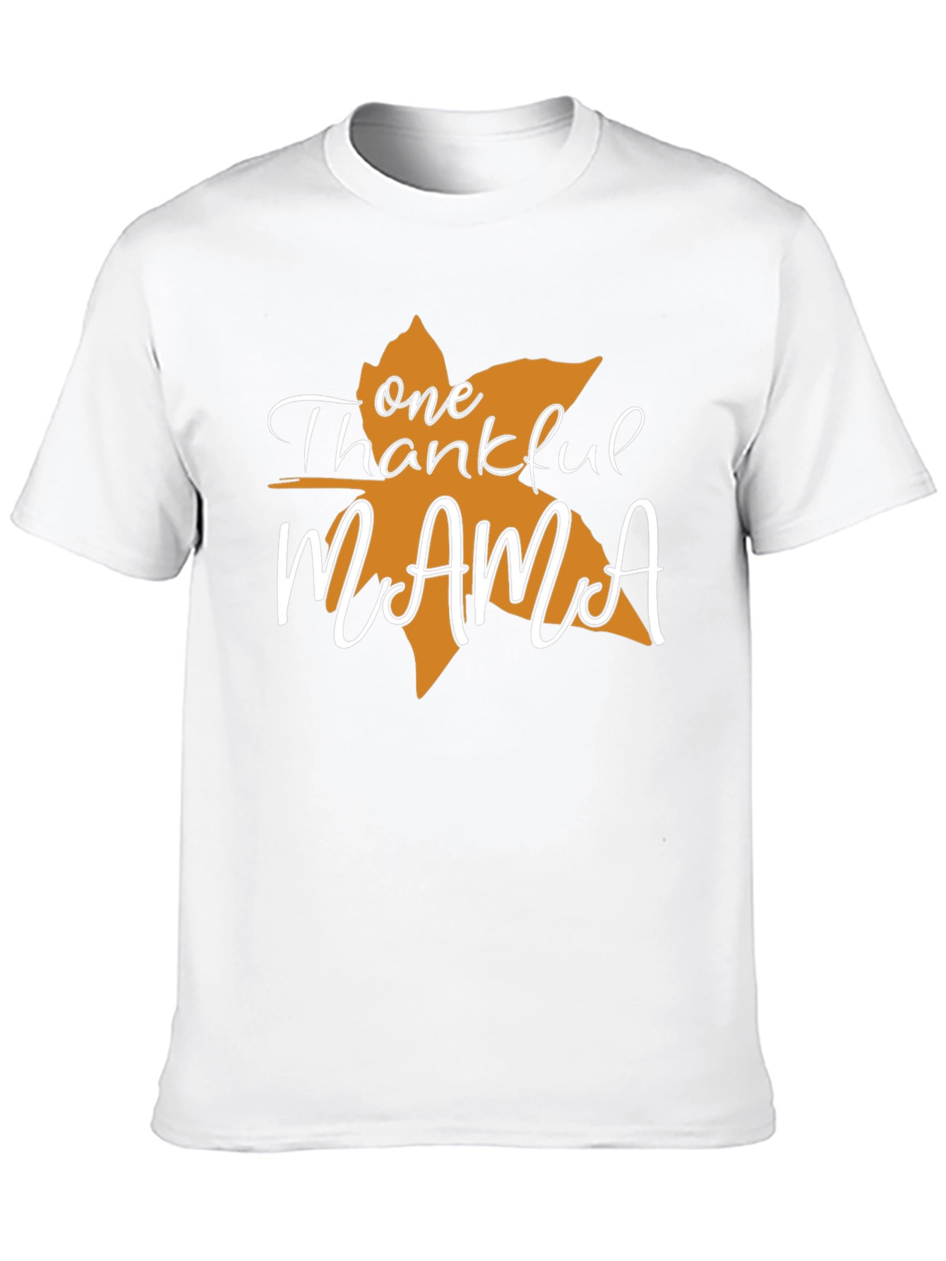 Black Thankful Mama T-Shirt - Fall Season Tee view 10