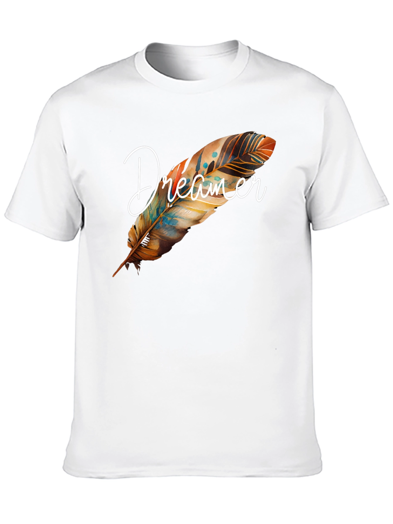 Dreamer Feather Graphic T-Shirt - 10