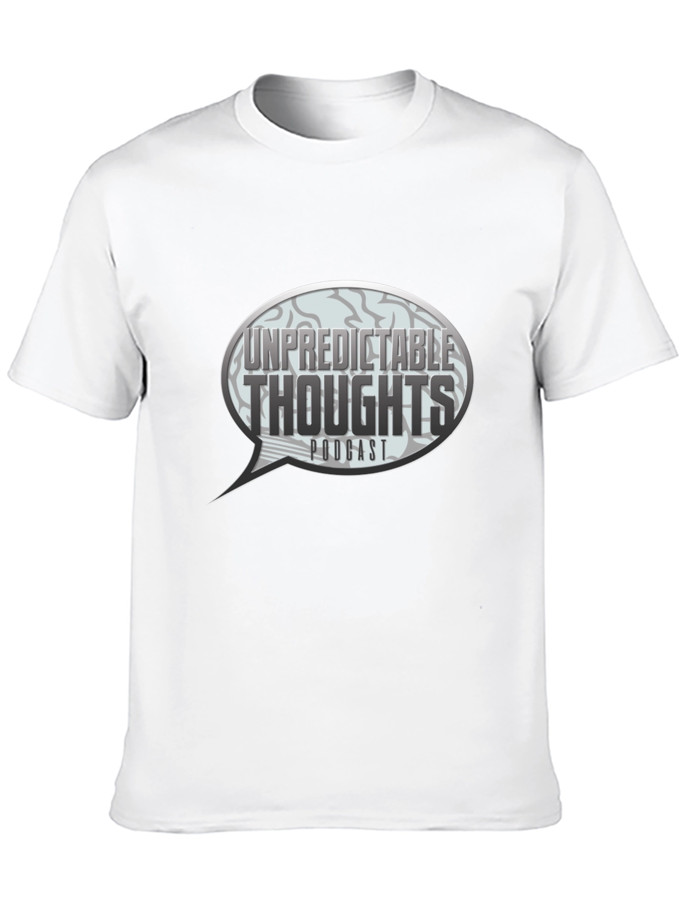 Unpredictable Thoughts Podcast Black T-Shirt - 10