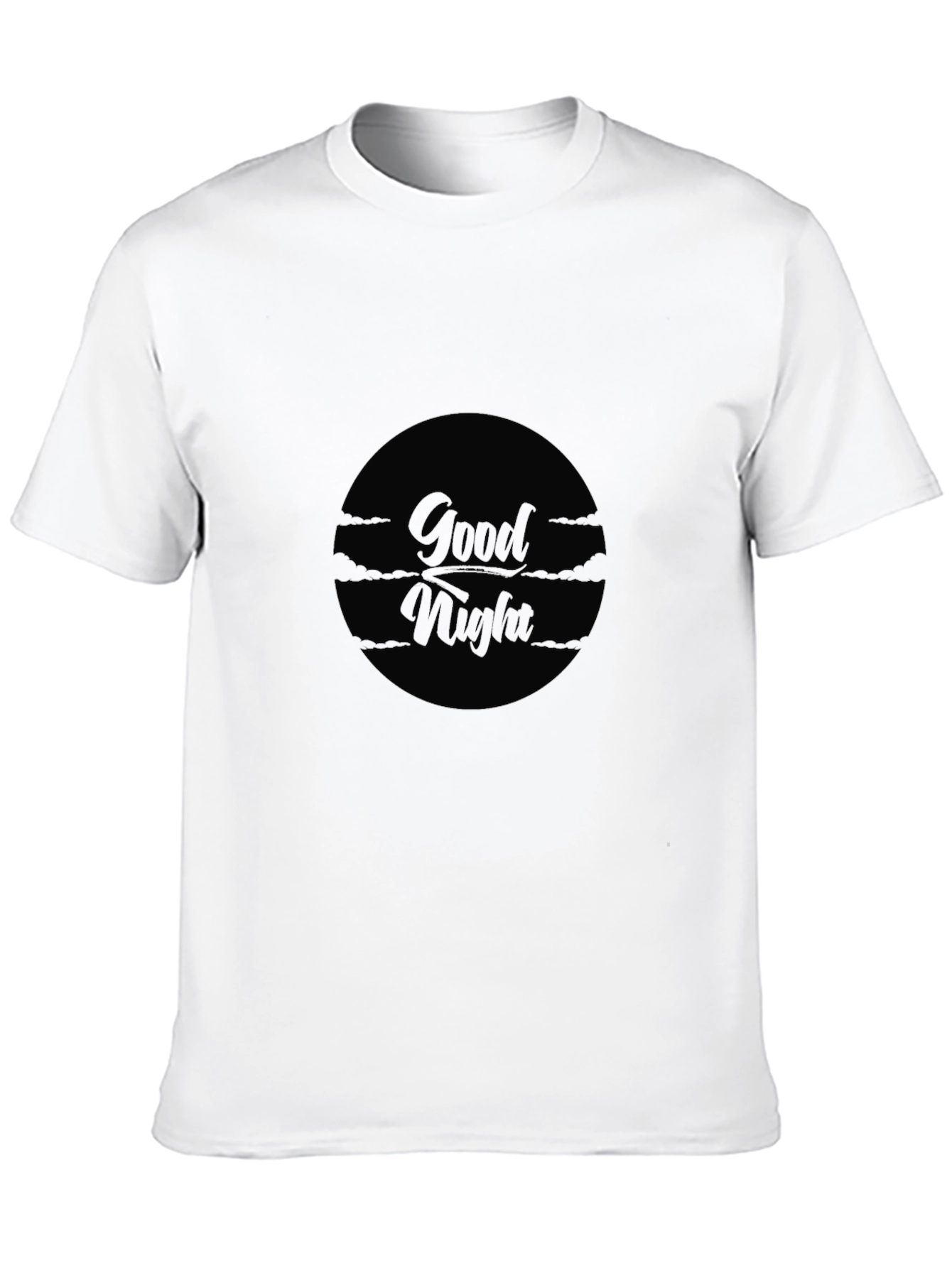 Black Good Night Black Graphic Tee - Premium Quality view 10