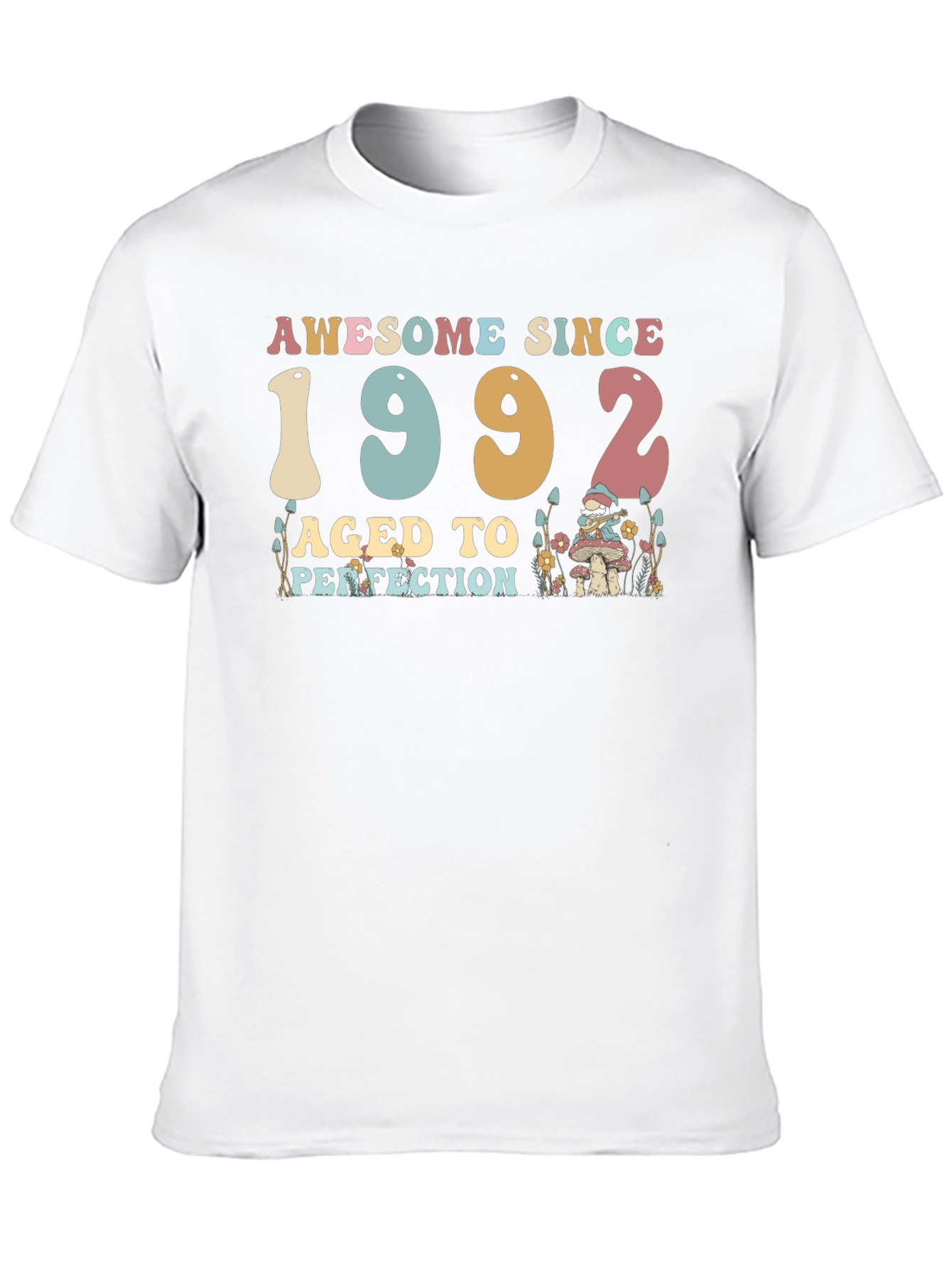 Black Awesome Since 1992 Graphic T-Shirt view 10