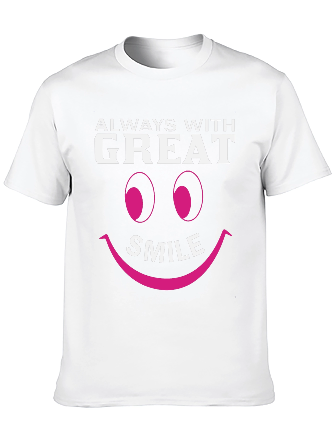 Black Always With Great Smile Black T-Shirt view 10