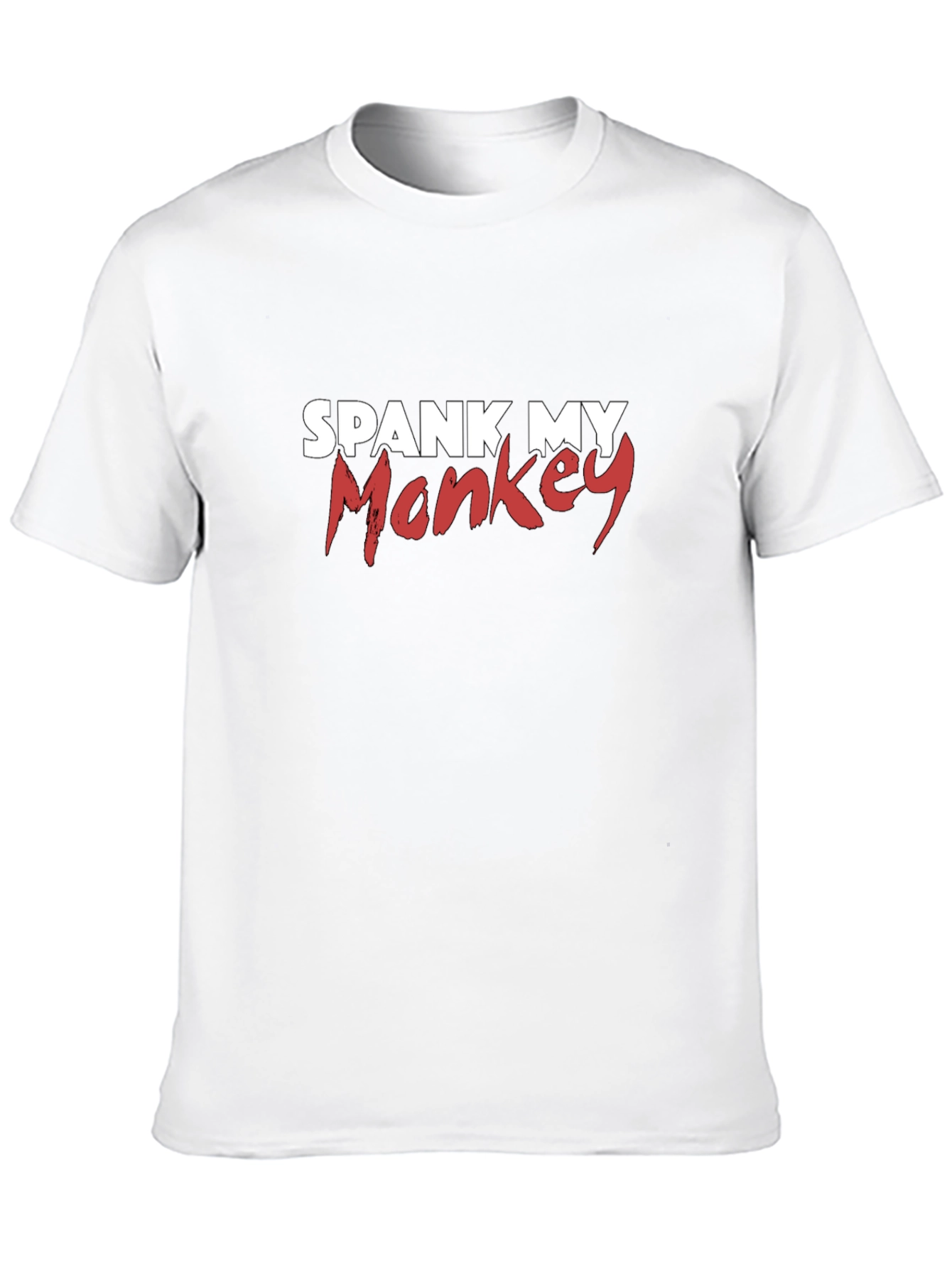 Black Spank My Monkey Graphic Tee - Bold & Edgy Design view 10