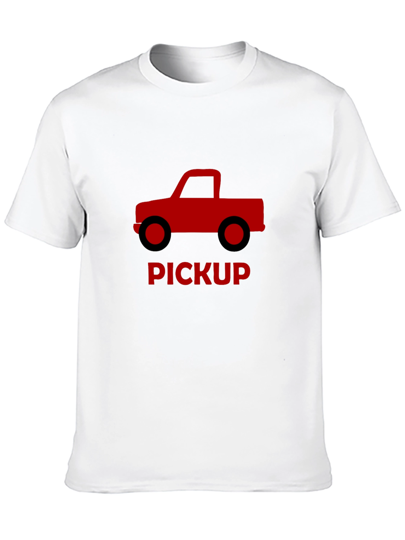 Black Pickup Truck Graphic Tee - Black Cotton view 10