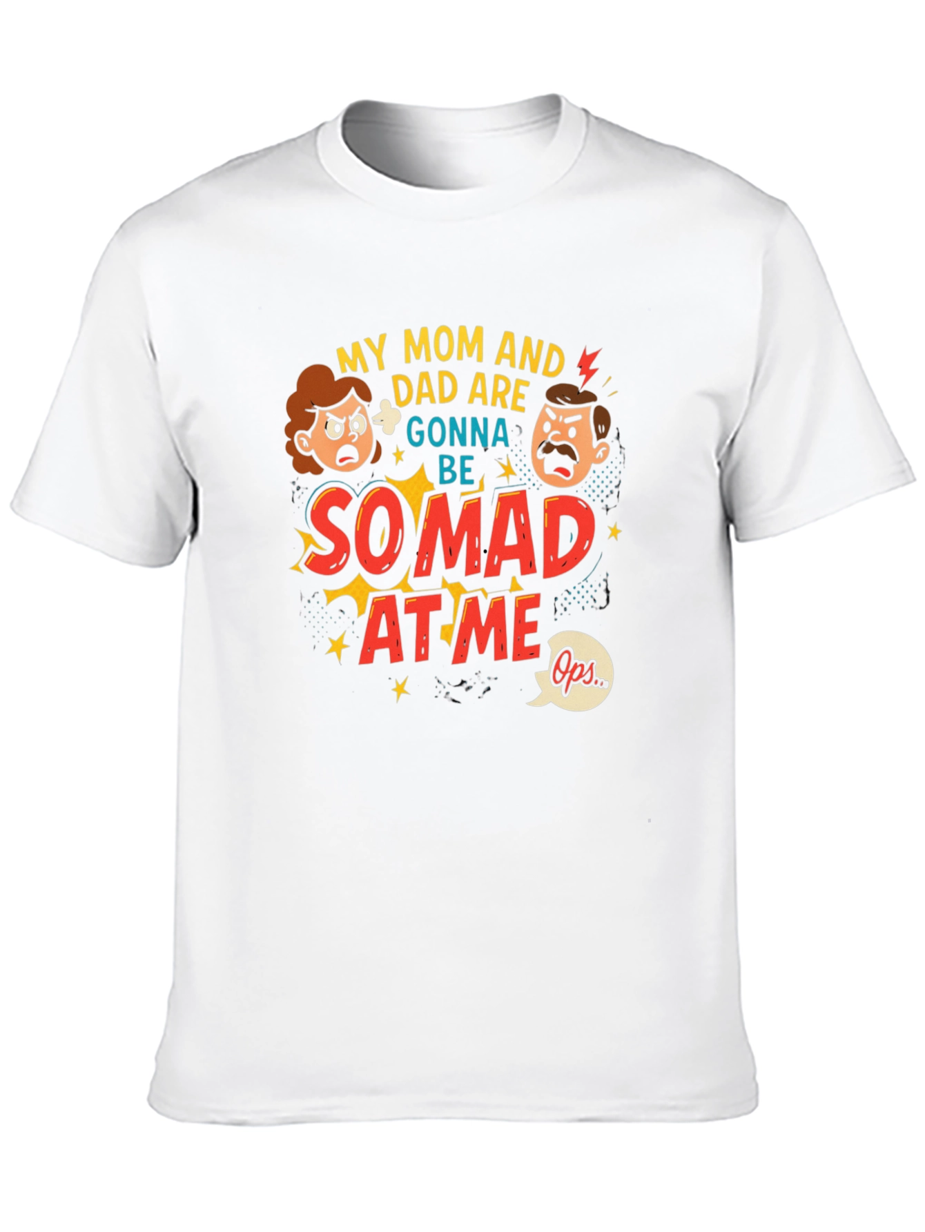 Black So Mad At Me T-Shirt view 10