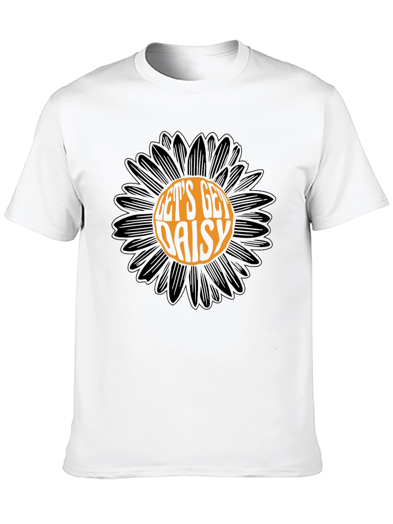 Black Let's Get Daisy Graphic T-Shirt view 10