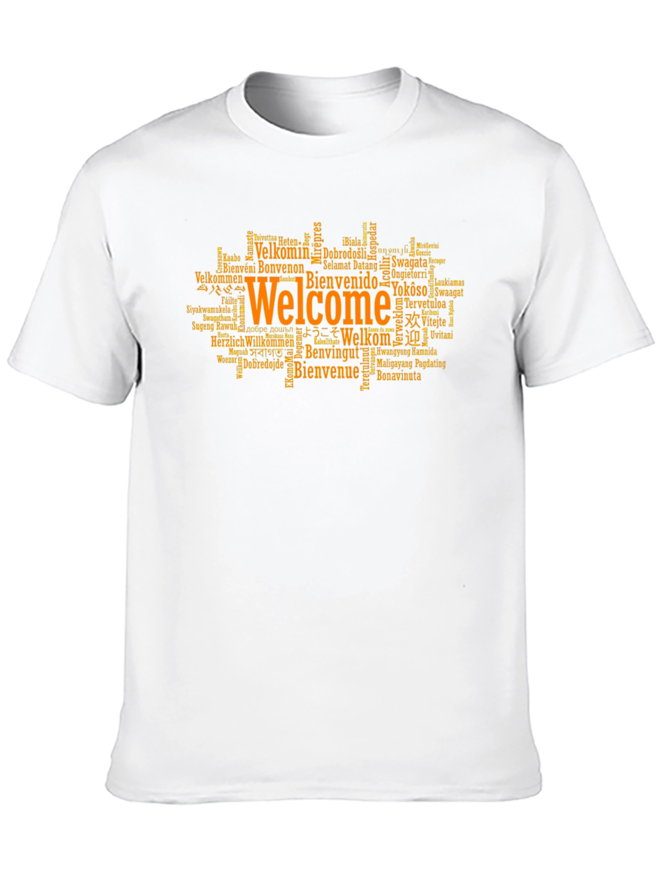 Black Welcome Around The World Graphic T-Shirt view 10