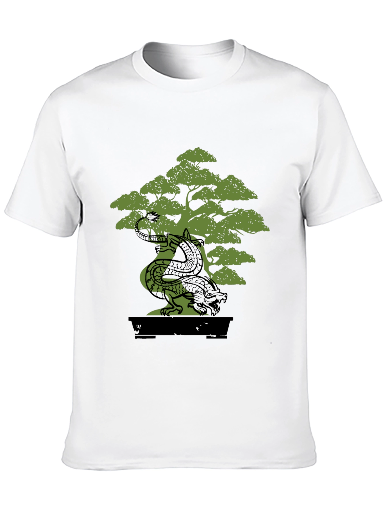 Black Dragon Bonsai Graphic Tee - Unique Design view 10