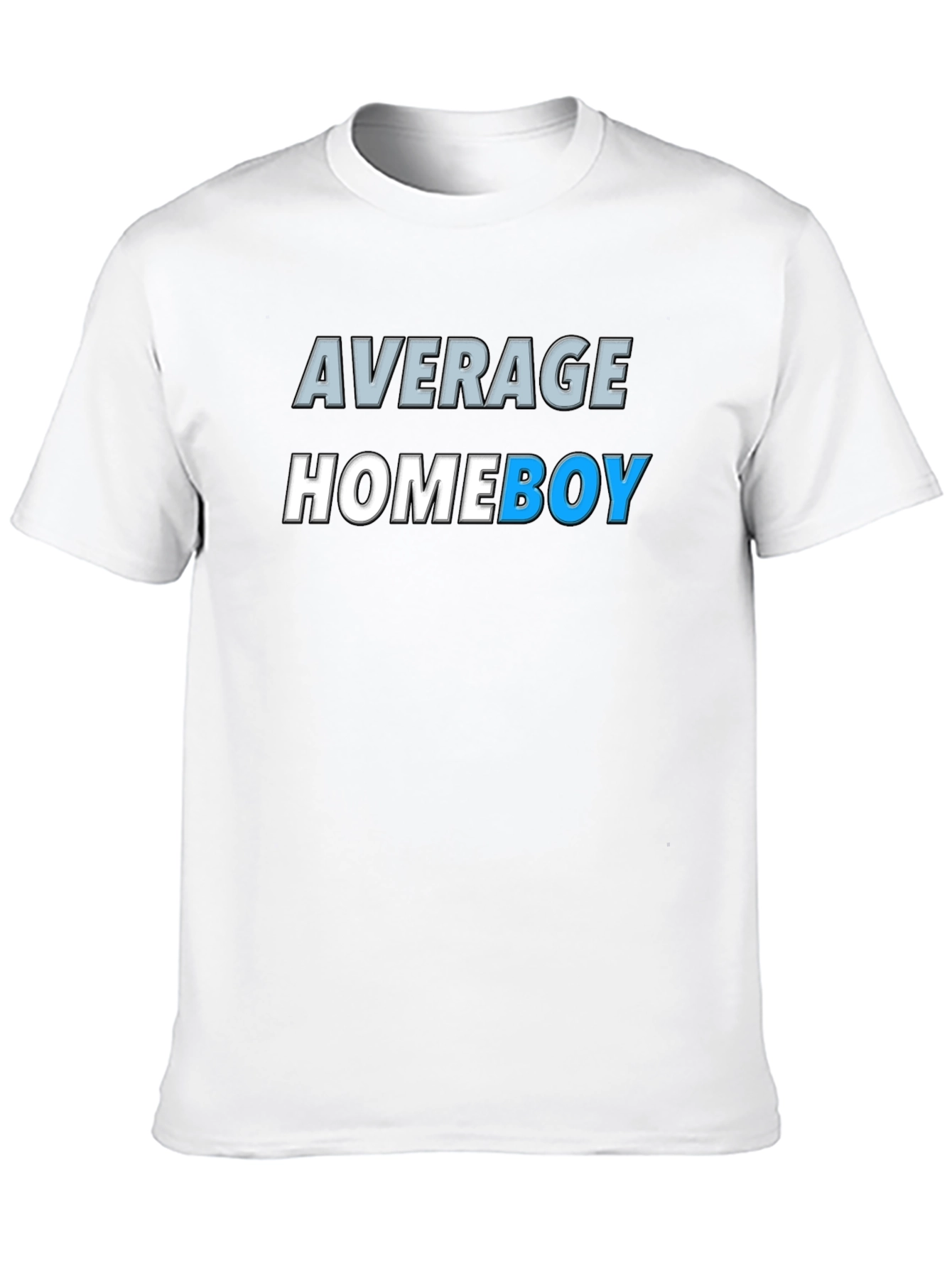 Black Average Homeboy Graphic Tee - Stylish & Comfy view 10