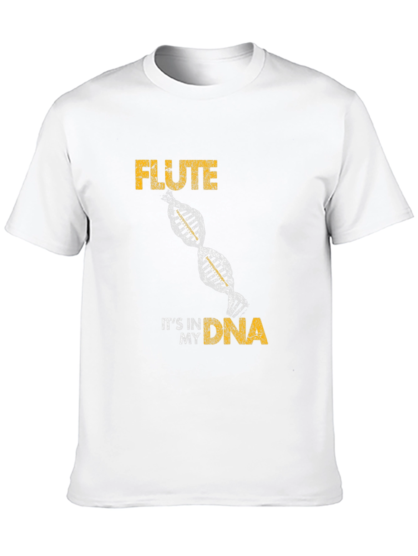 Black Flute DNA Graphic Tee - Musician's Statement Shirt view 10