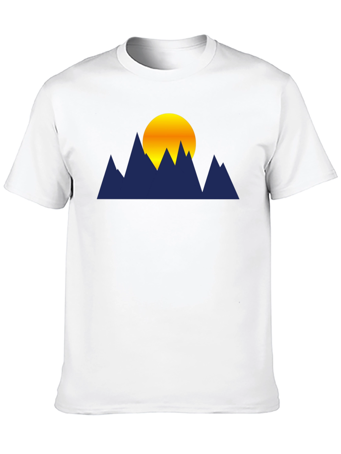 Black Mountain Sunset Graphic T-Shirt - Soft Cotton Blend view 10