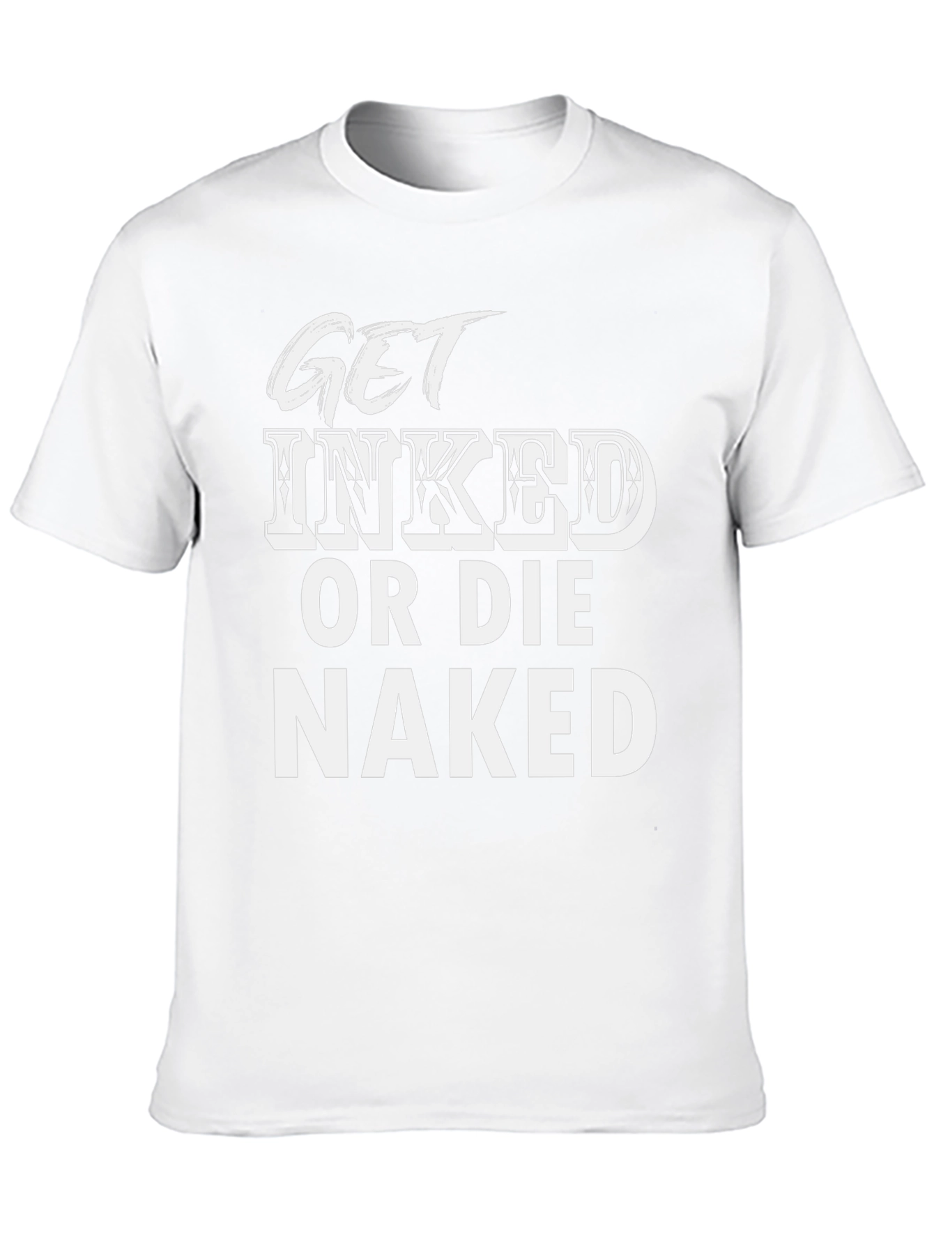 Black Get Inked T-Shirt: Tattoo Lover's Graphic Tee view 10