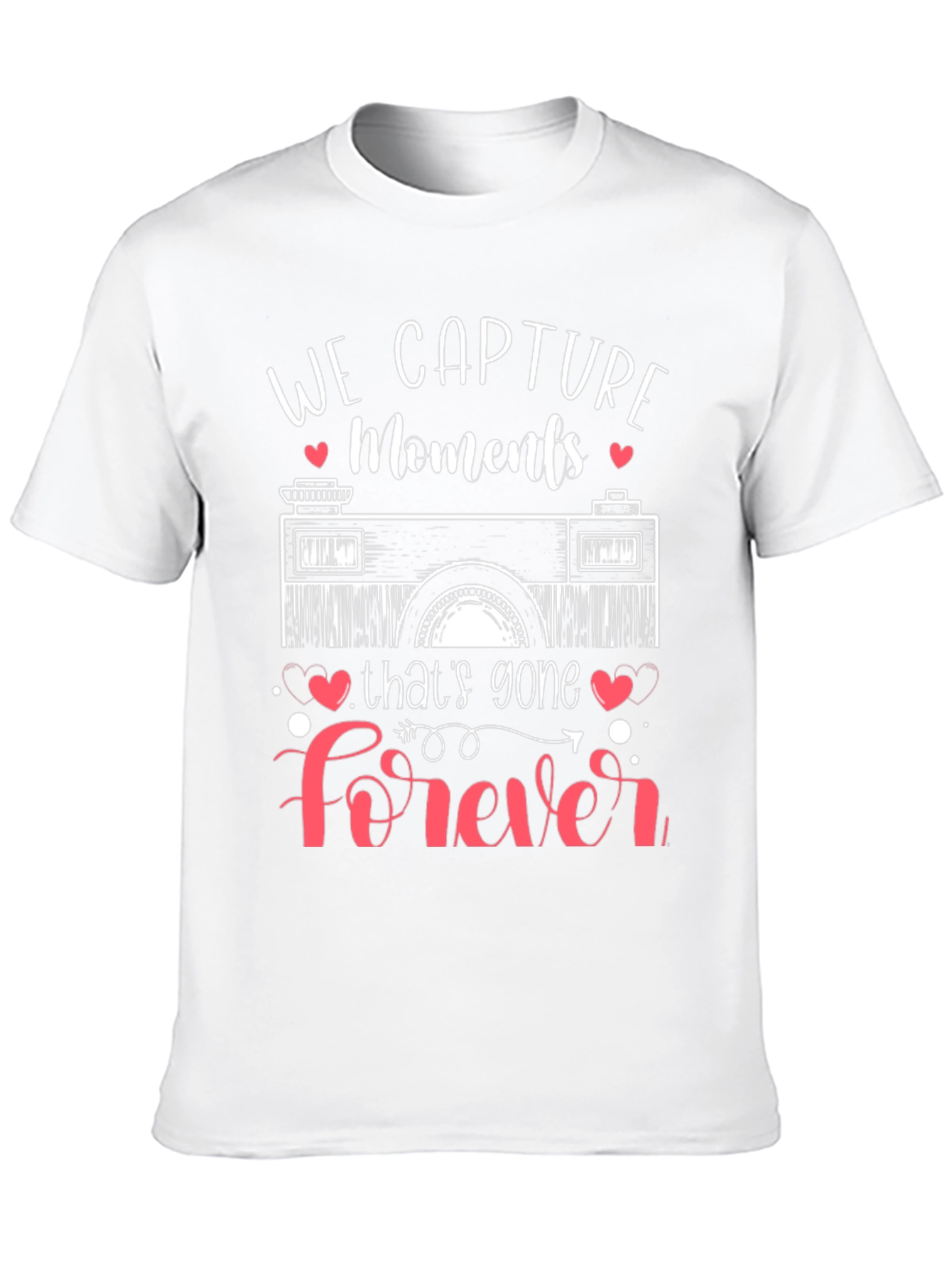 Black We Capture Moments T-Shirt, Forever Memories Tee view 10