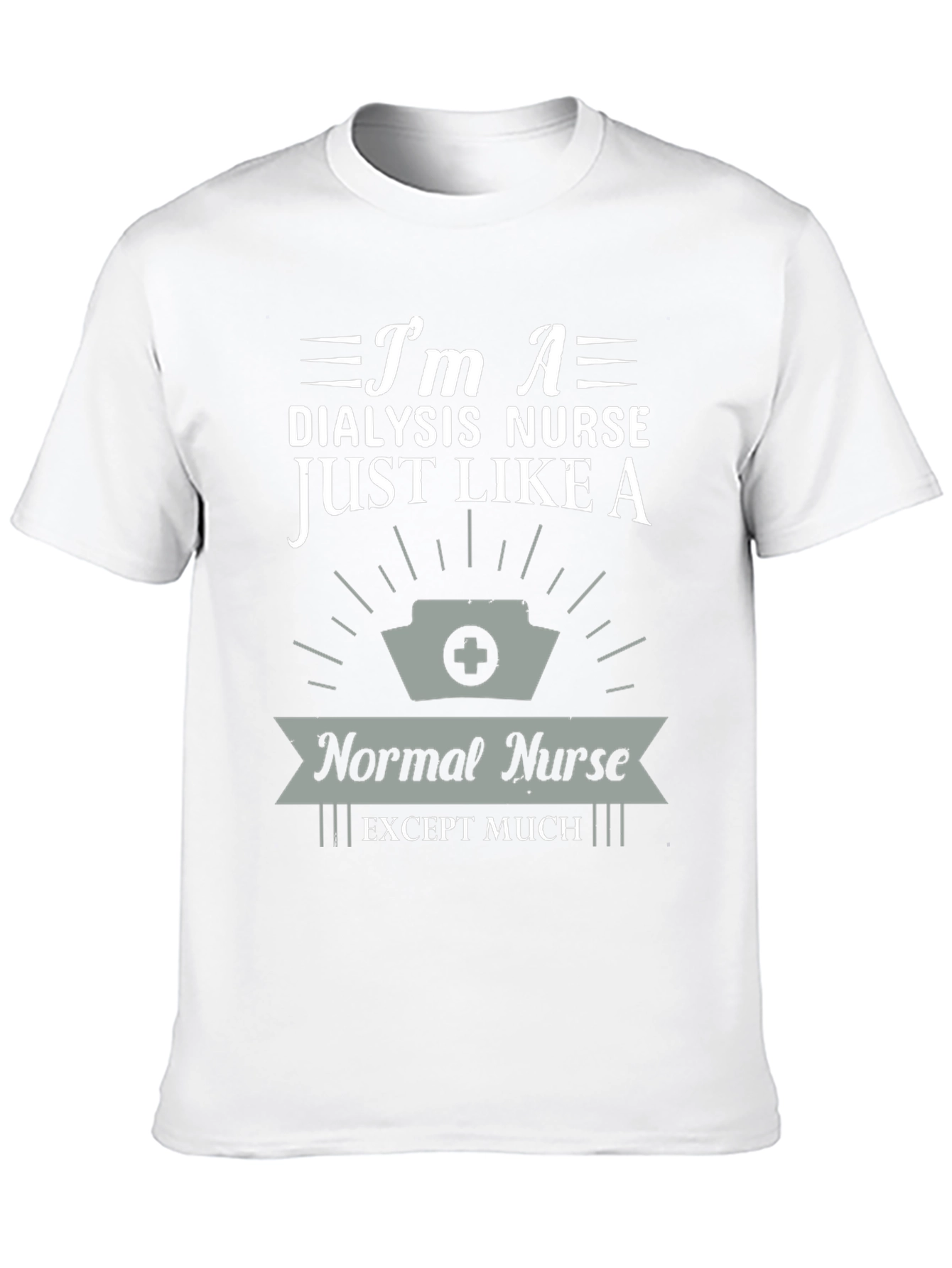 Black Dialysis Nurse T-Shirt - Gift for Nurses view 10