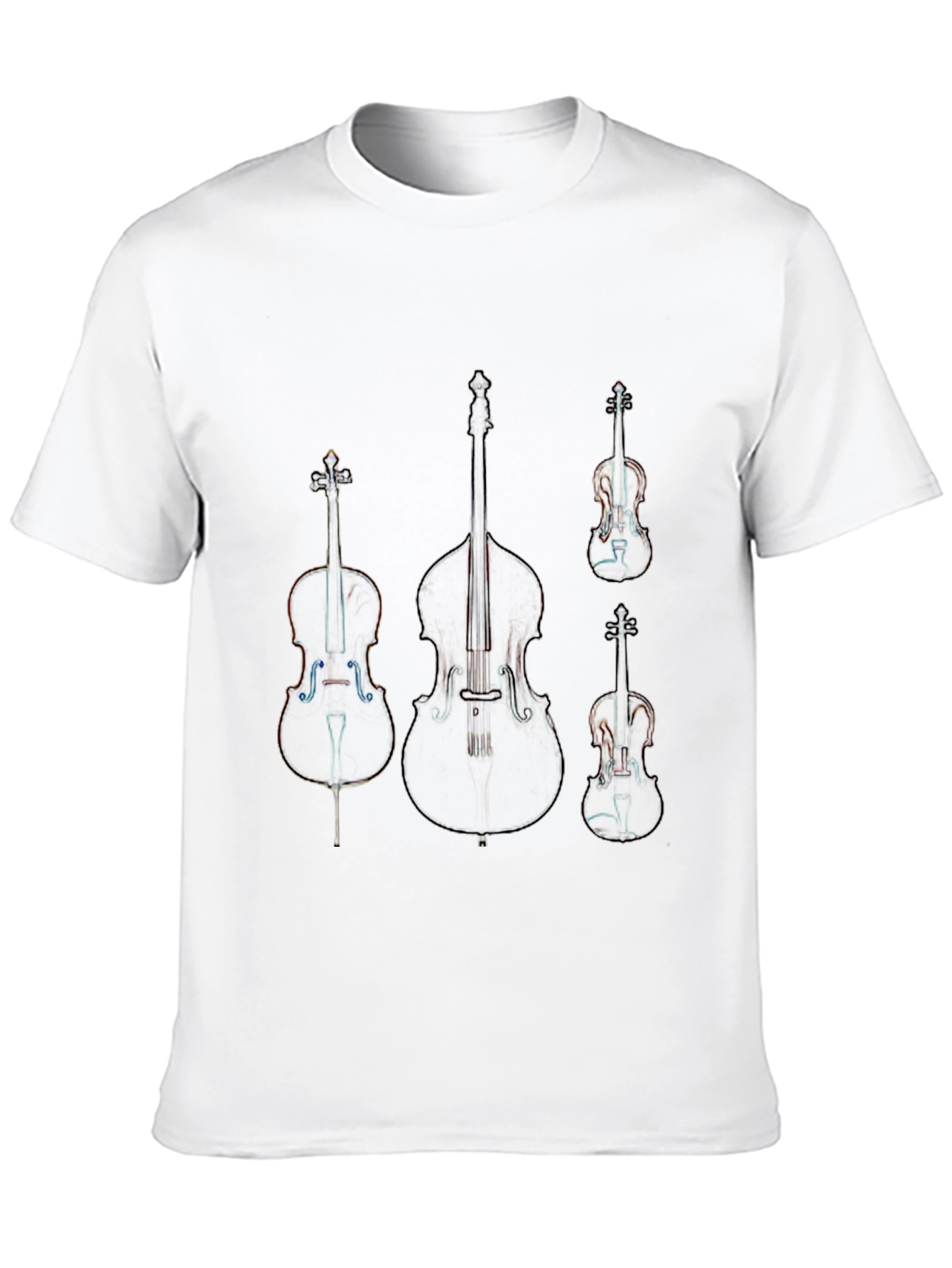 Music Lover Tee - String Instrument Design - 10