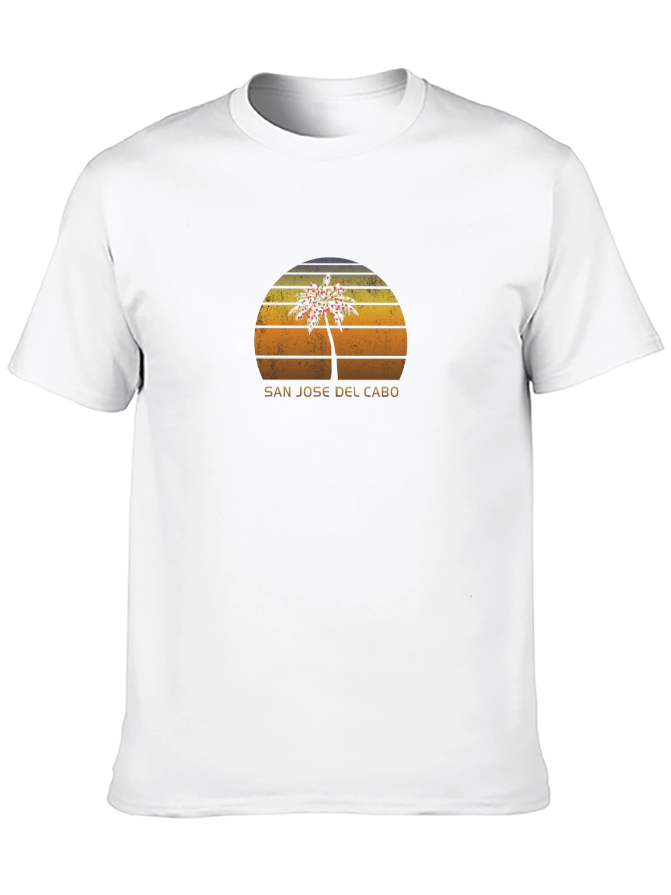 Black San Jose Del Cabo Palm Tree T-Shirt view 10