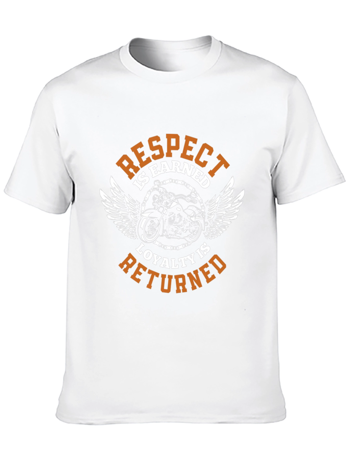 Black Respect is Earned Biker T-Shirt view 10