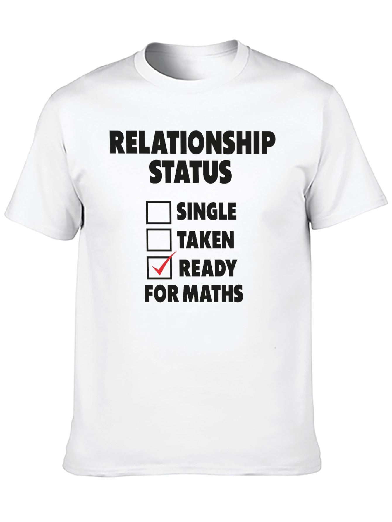 Black Ready for Maths Graphic T-Shirt view 10