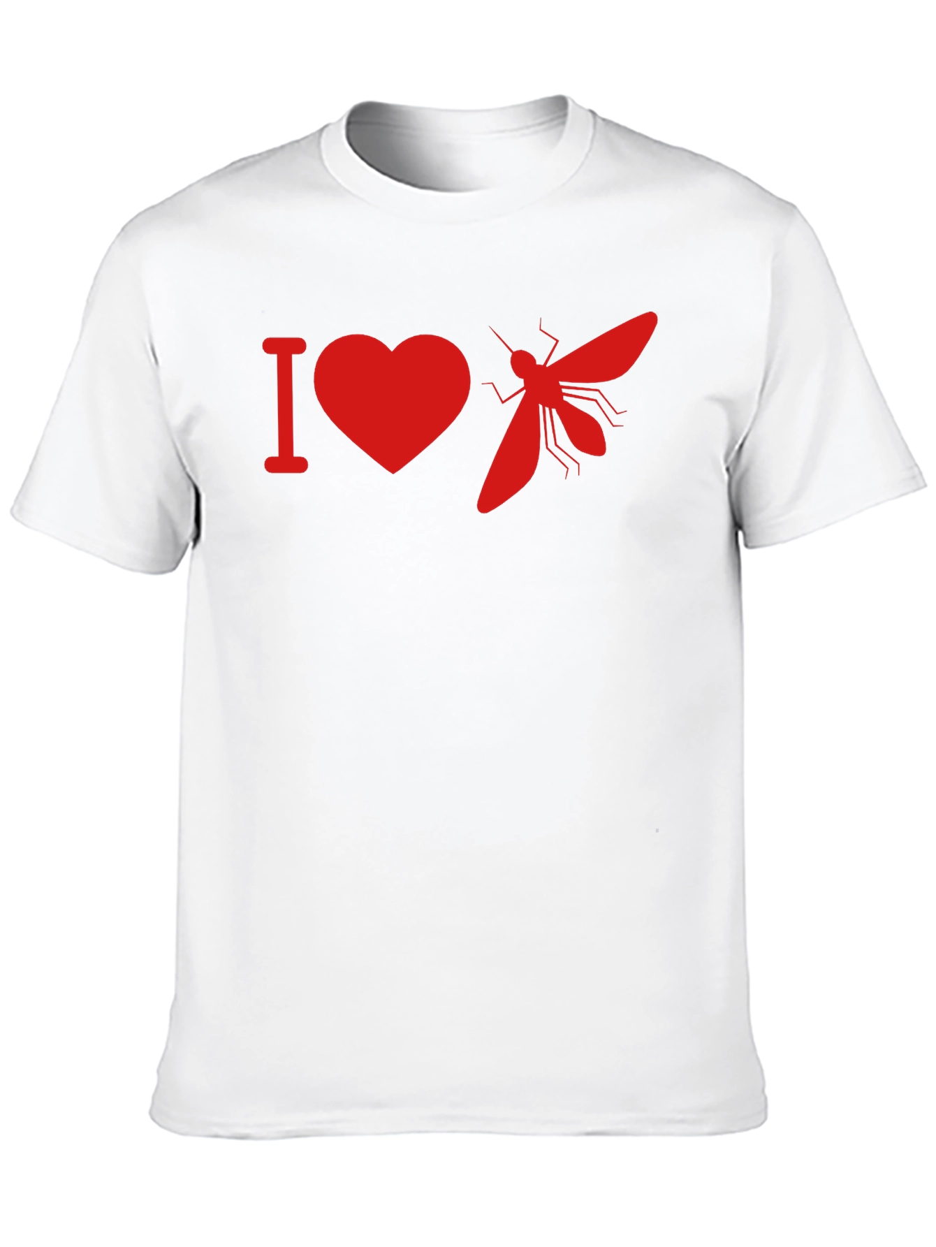 Black I Heart Mosquitoes Graphic Tee - Black Cotton view 10