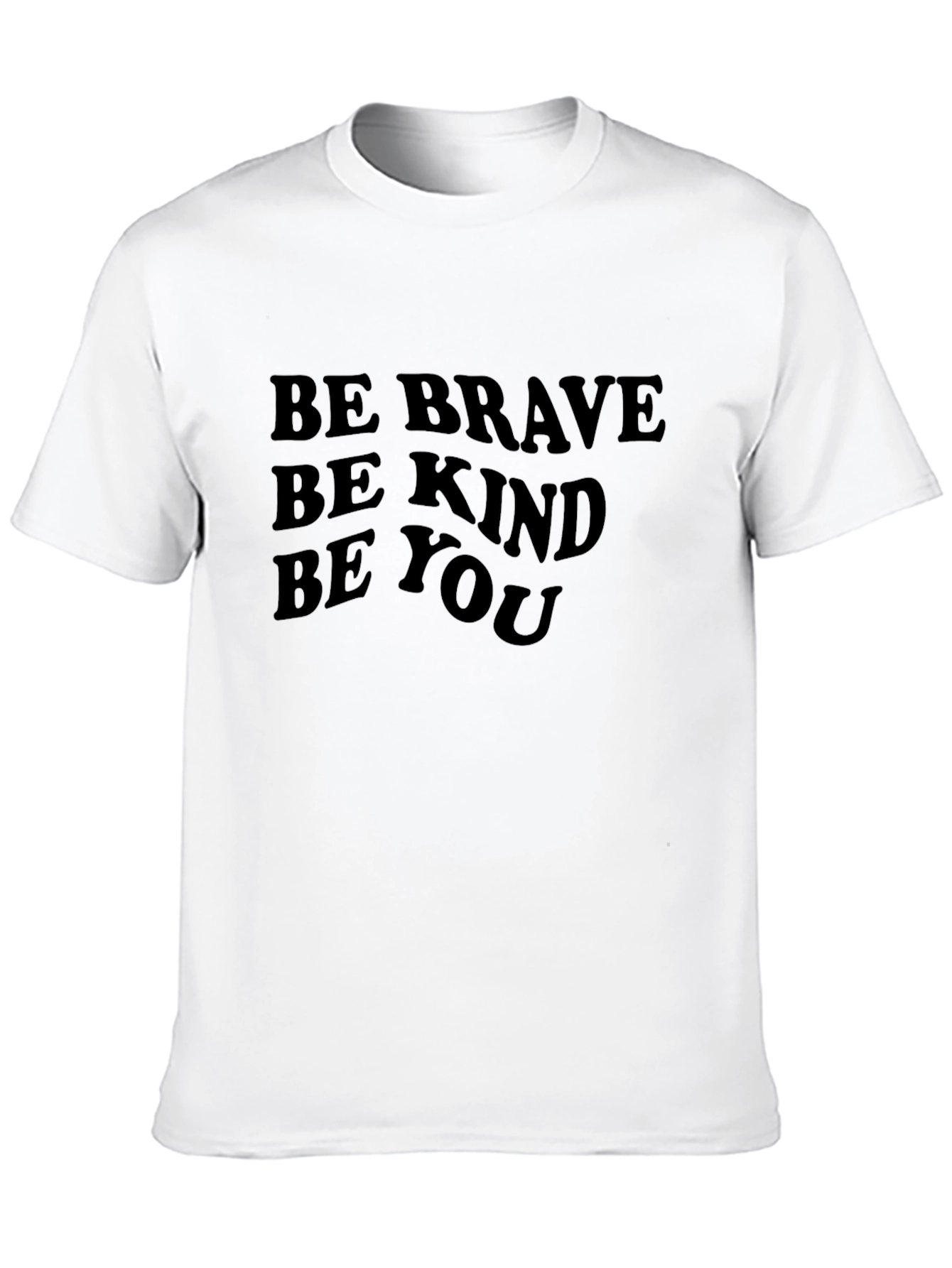 Black Be Brave Be Kind Be You Graphic Tee view 10