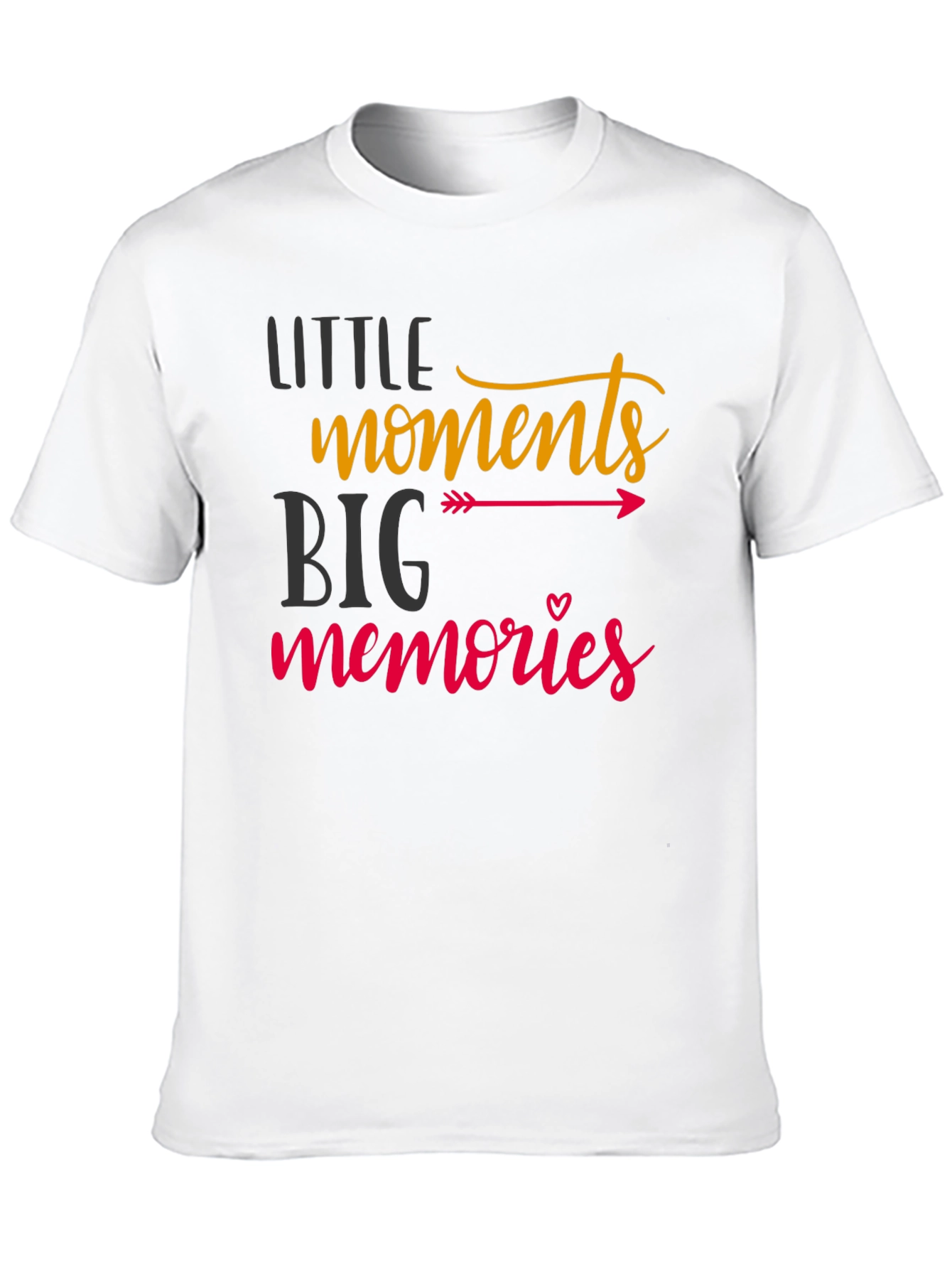 Black Little Moments Big Memories Graphic T-Shirt view 10
