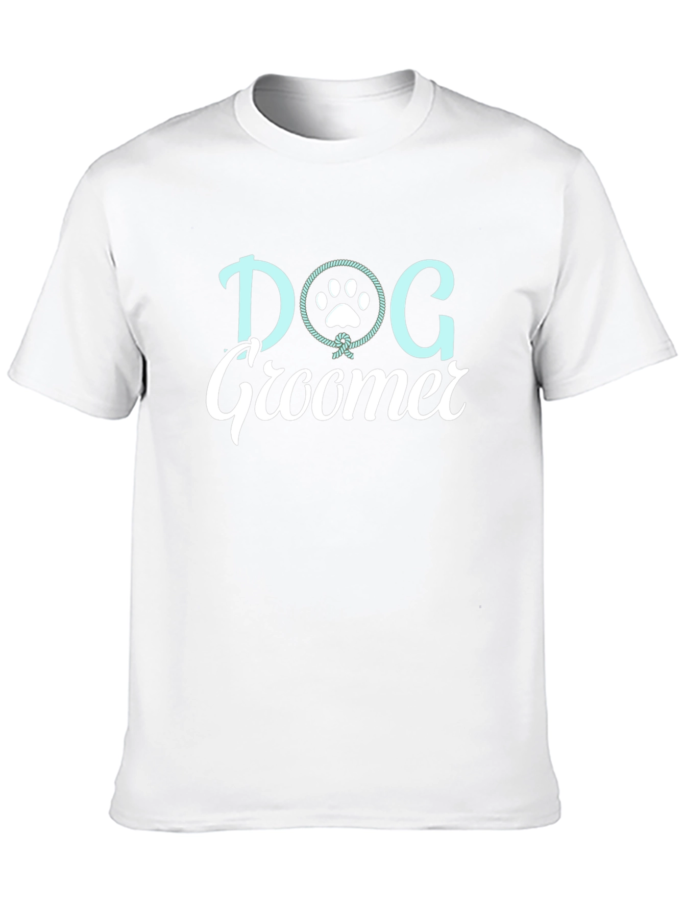 Black Dog Groomer T-Shirt - Unisex Black Tee view 10