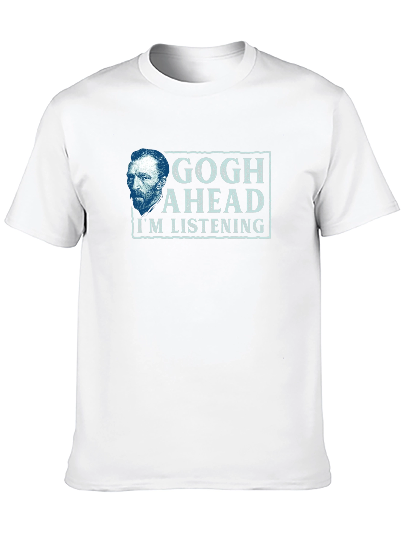 Black Gogh Ahead T-Shirt - Funny Artist Tee view 10
