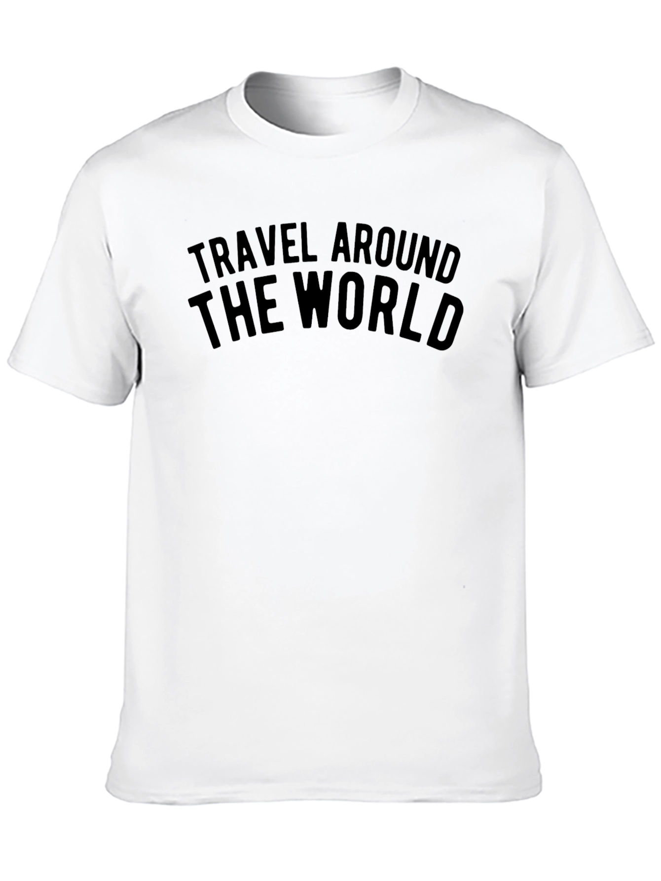 Black Travel Around the World Graphic Tee view 10