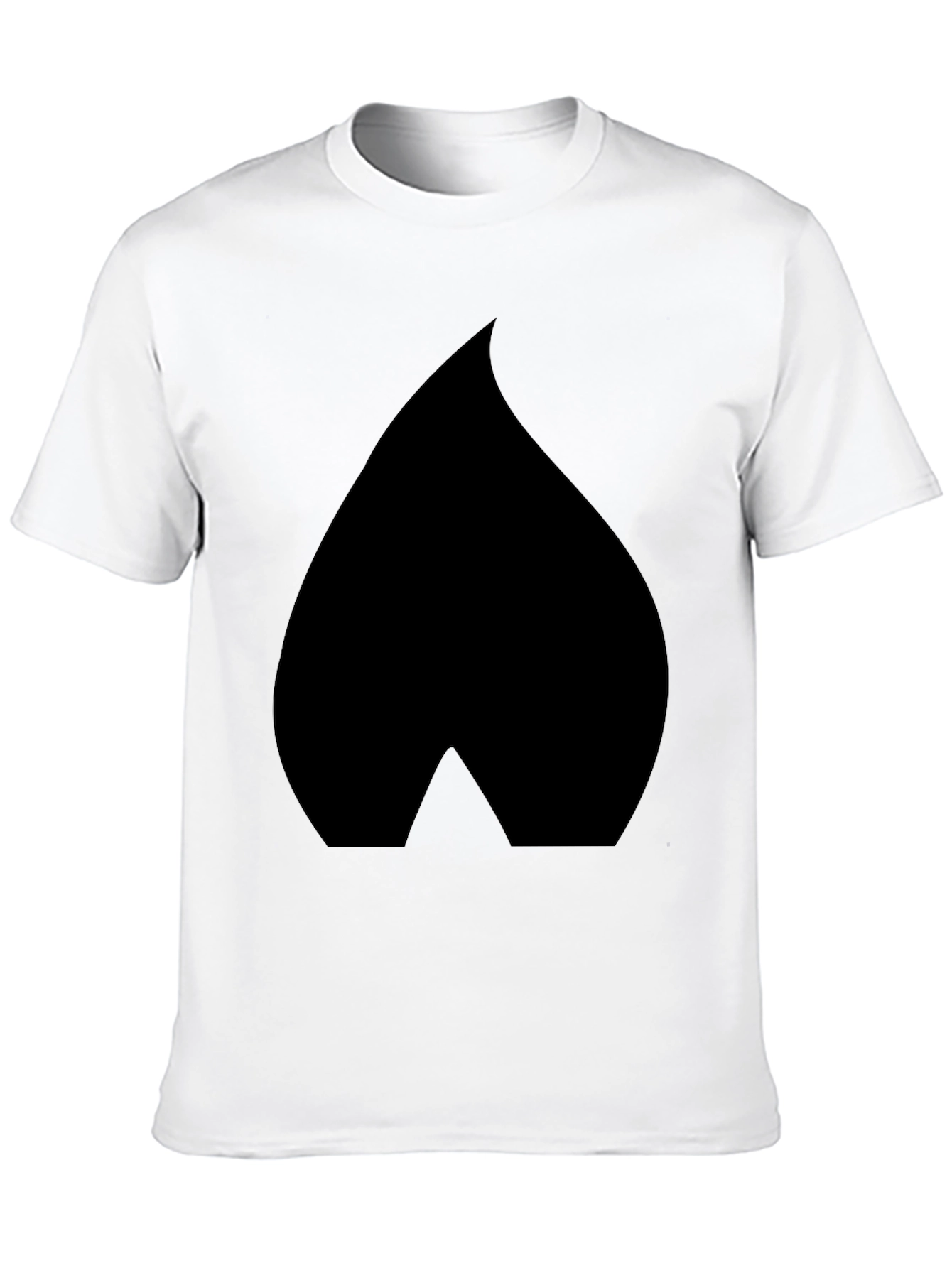 Black Spade Graphic Black T-Shirt - Modern Casual Wear view 10
