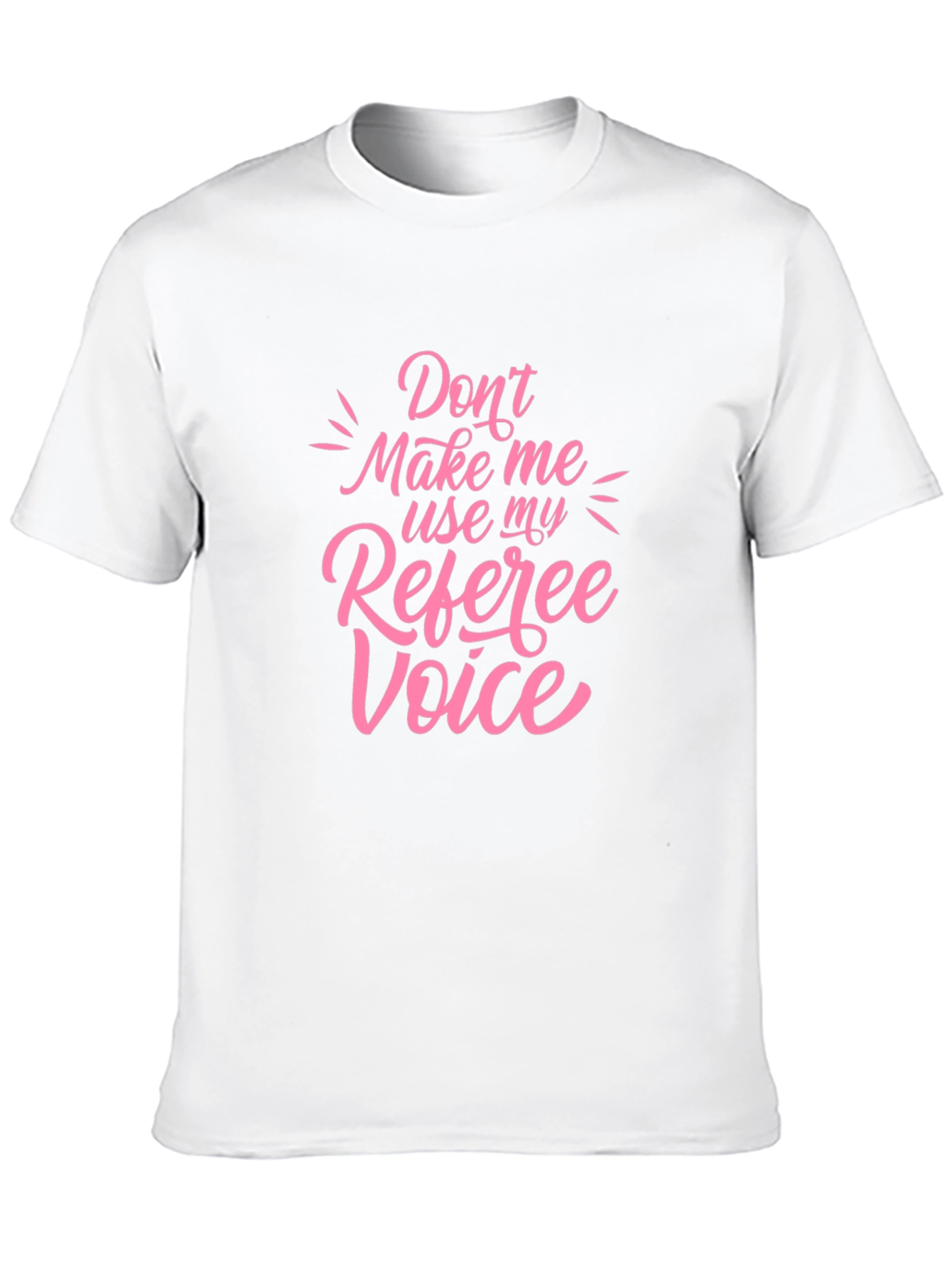 Black Referee Voice T-Shirt Funny Referee Gift view 10