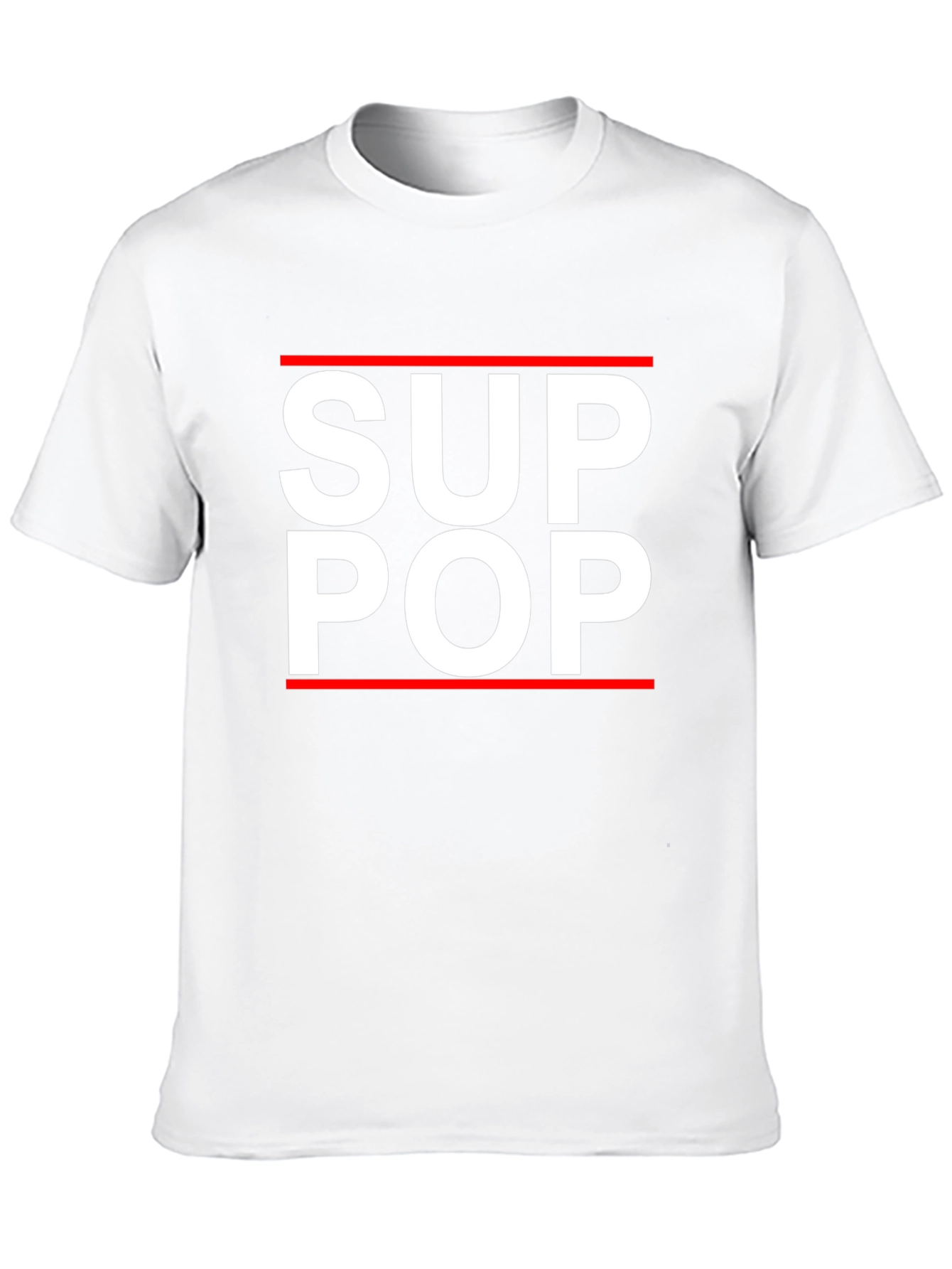Black Sup Pop Graphic Tee - Cool Casual Shirt view 10