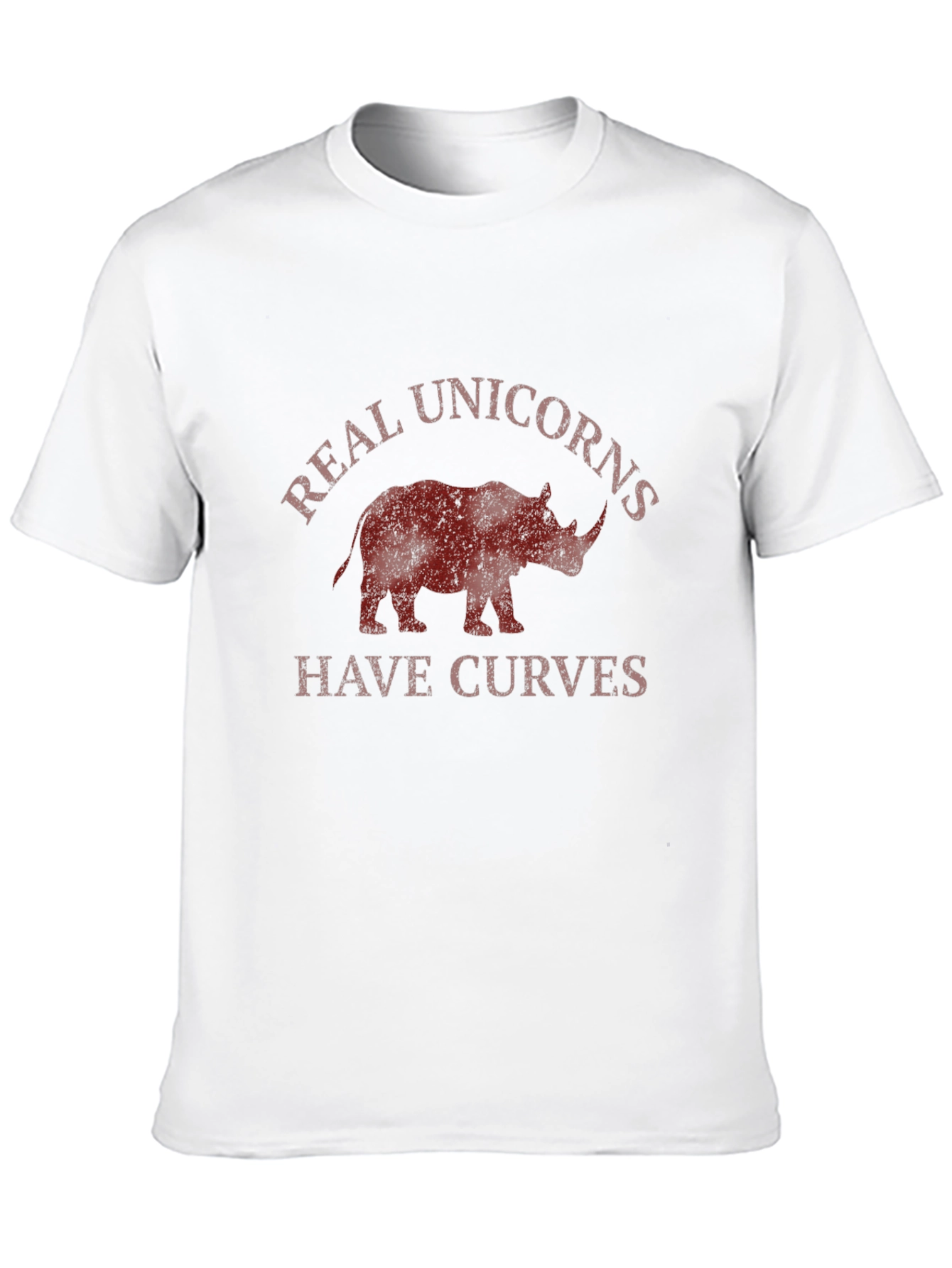 Black Real Unicorns Have Curves Men's Black T-Shirt view 10