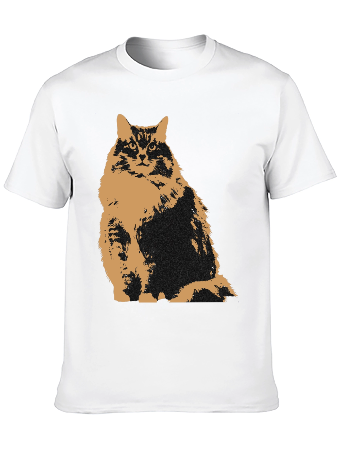 Black Cat Graphic Tee - Mens Black T-Shirt view 10