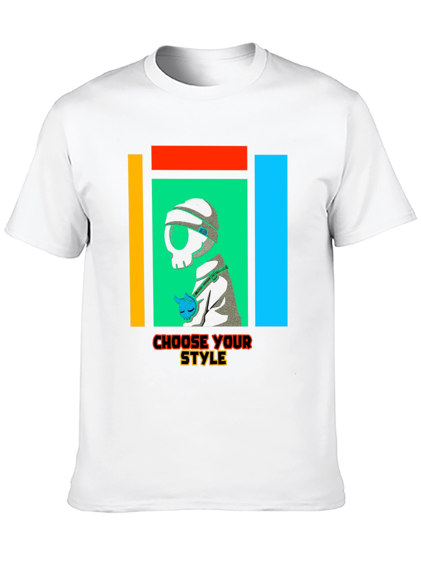 Black Choose Your Style Graphic Print Tee view 10