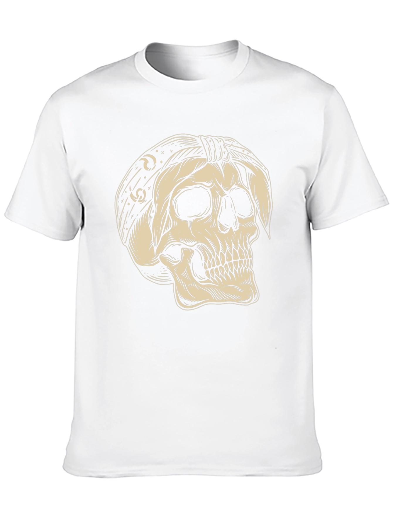 Black Skull Bandana Graphic T-Shirt view 10