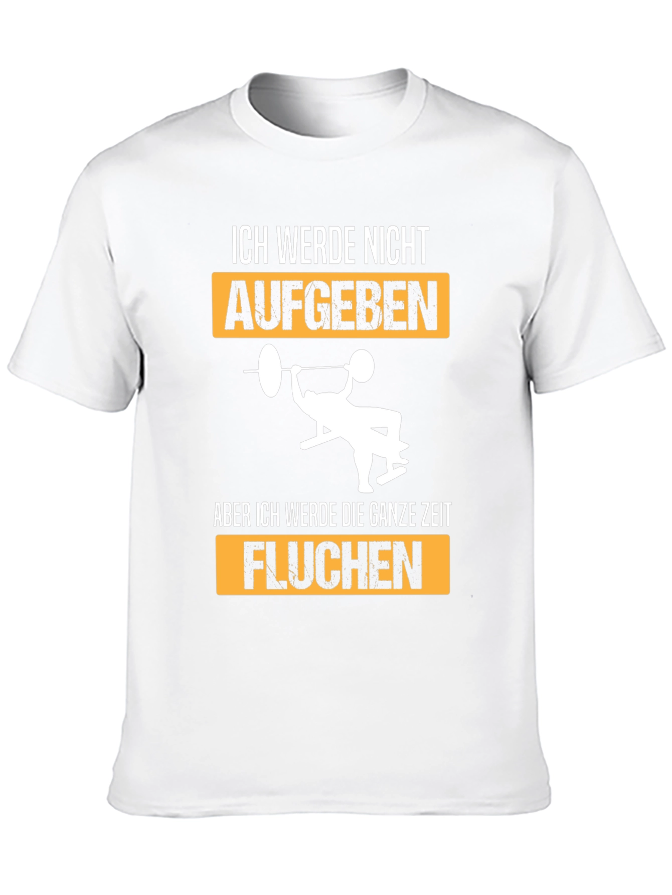 Workout T-Shirt: I Will Not Give Up Funny Gym Tee - 10