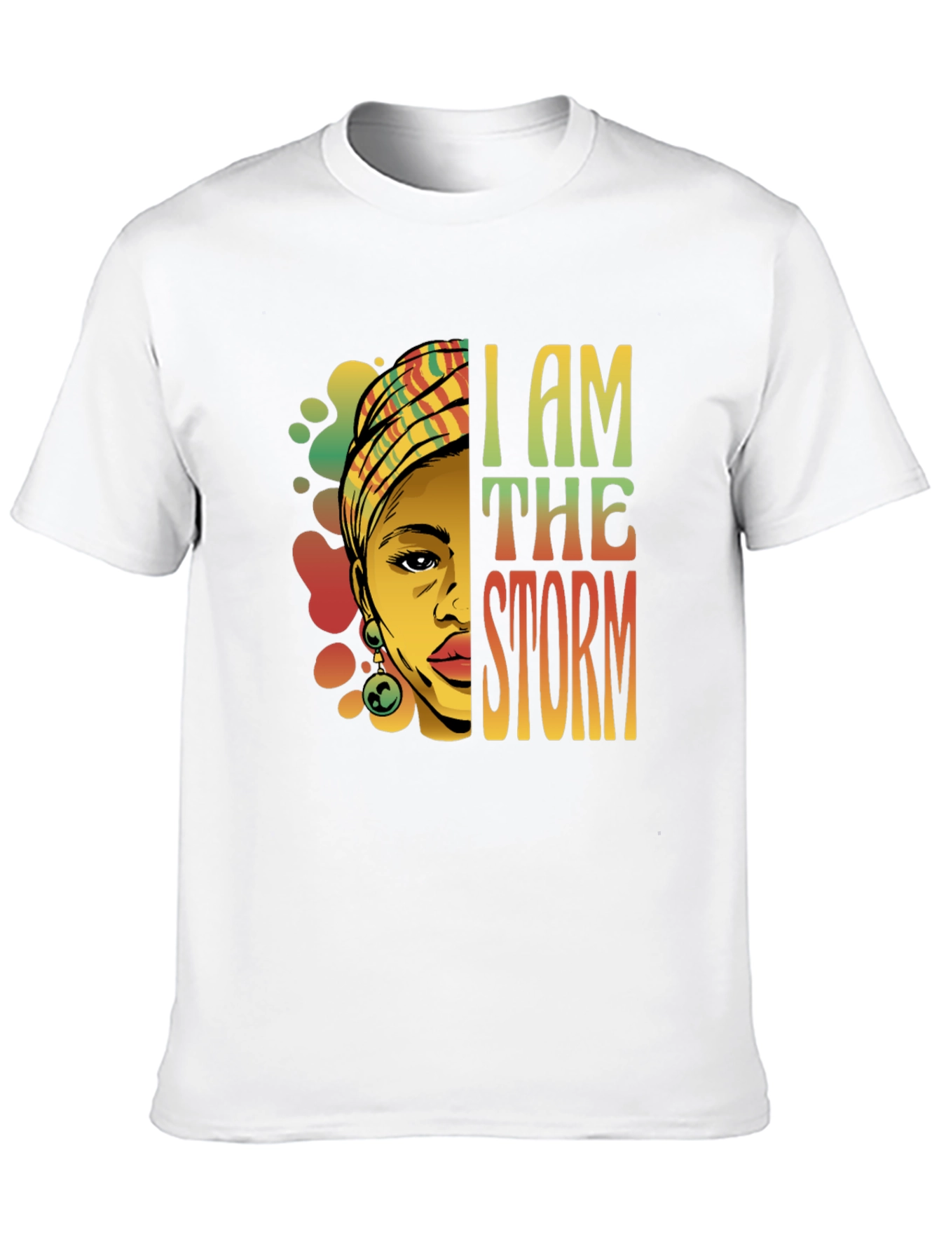Black I Am The Storm Graphic Tee - Black view 10