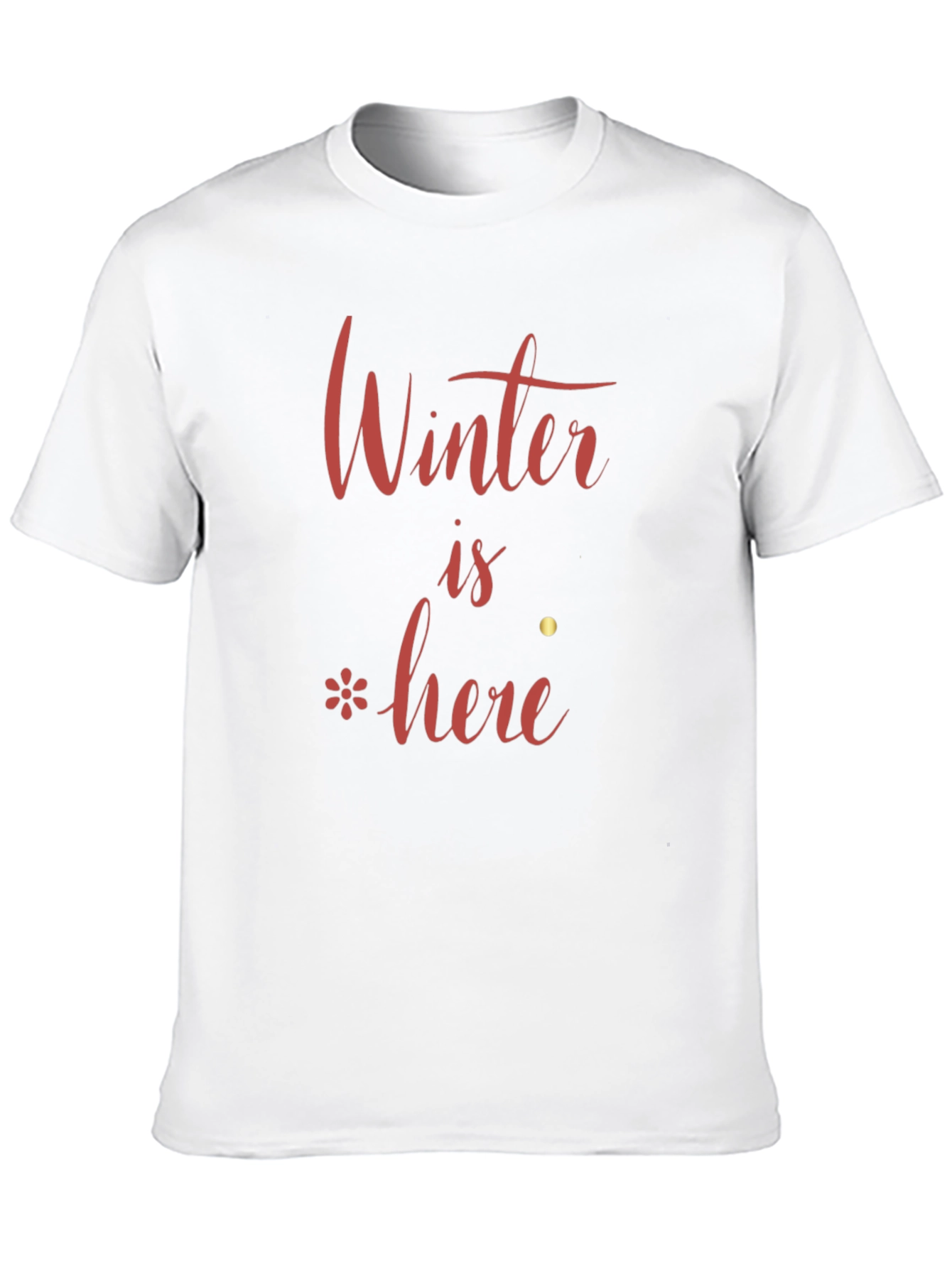 Black Winter is Here Black T-Shirt view 10