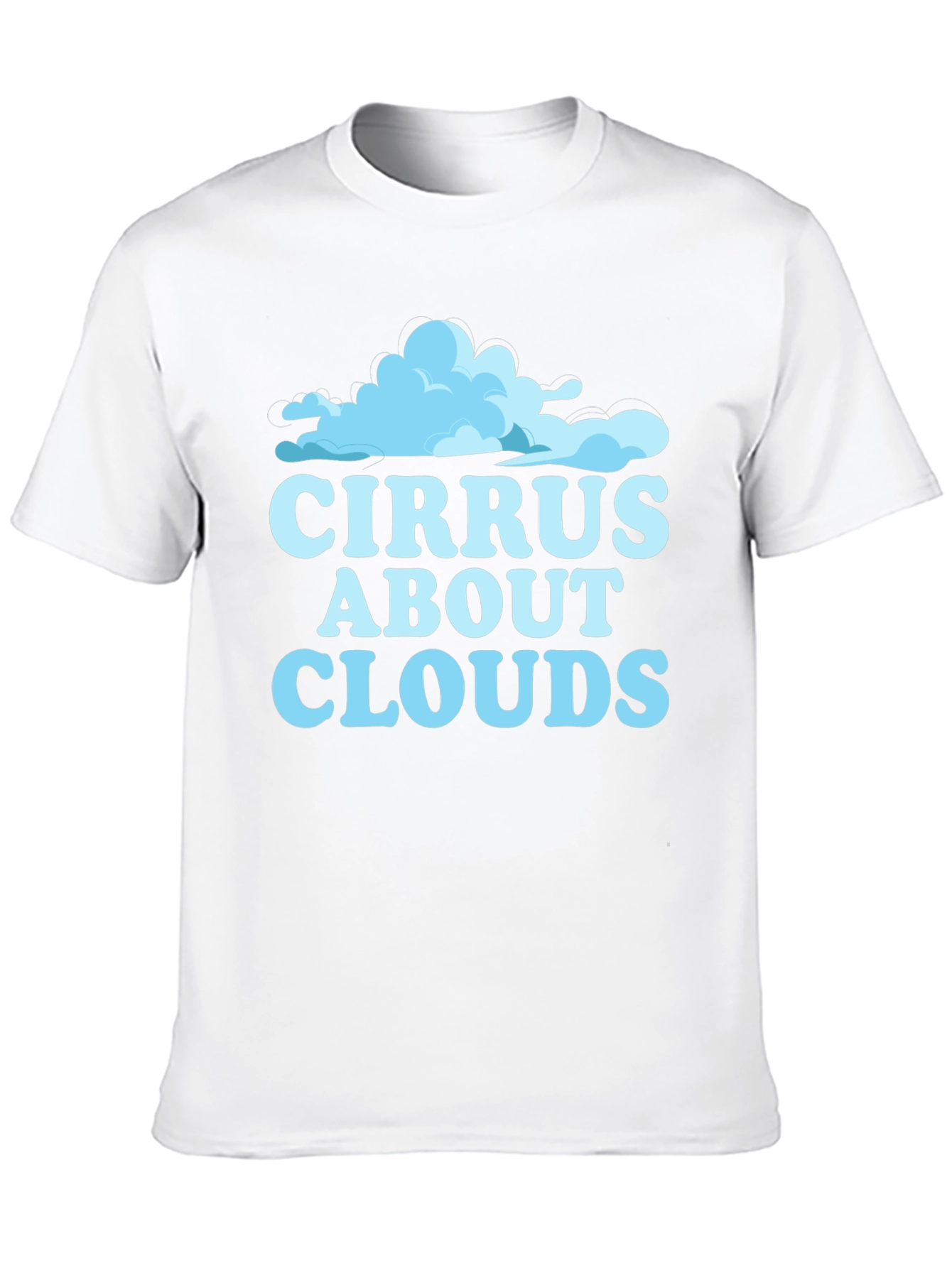 Black Cirrus About Clouds Graphic T-Shirt view 10