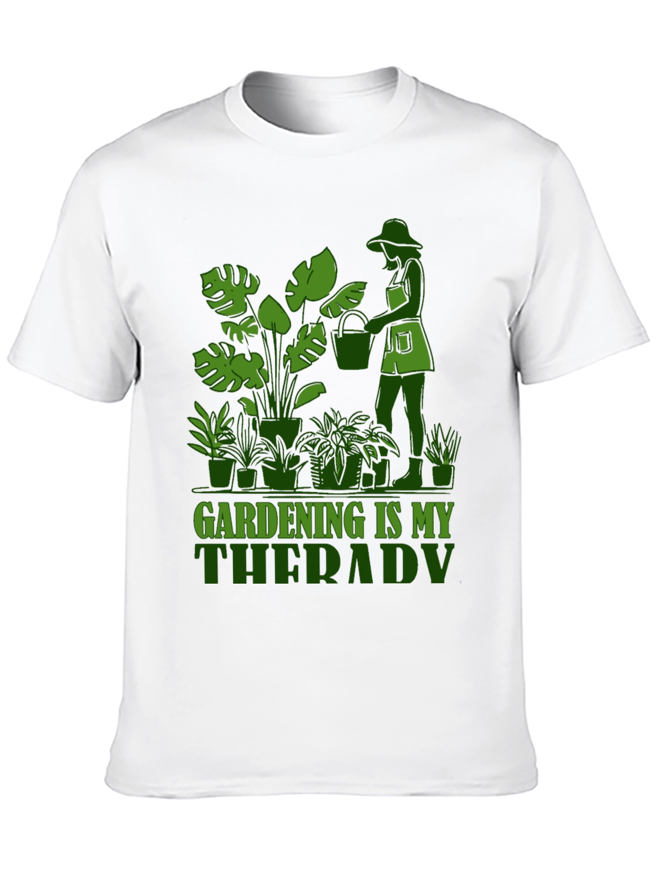 Black Gardening is My Therapy Graphic Tee view 10