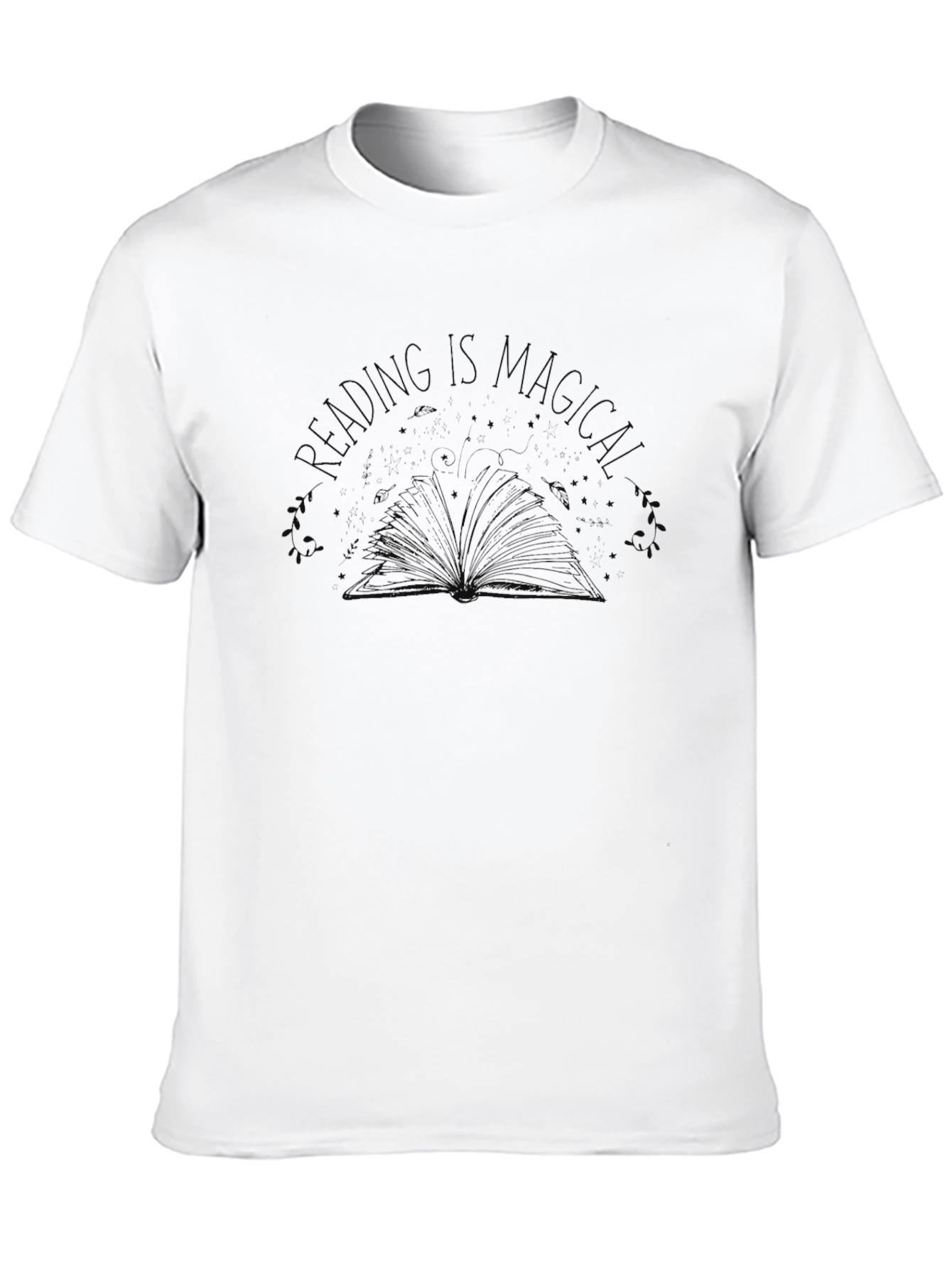Reading is Magical Graphic Tee - Black - 10