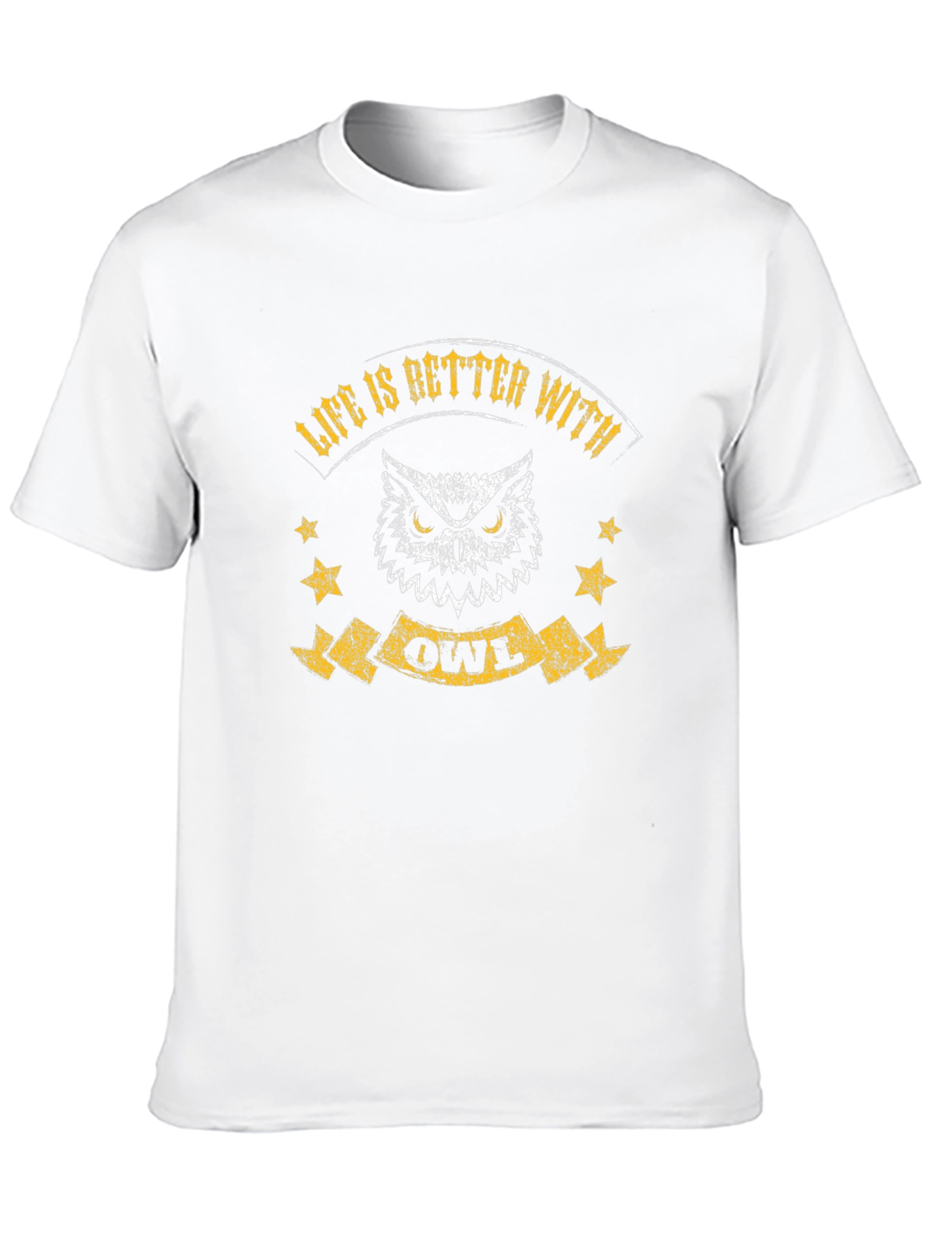 Black Life Is Better With Owls T-Shirt view 10