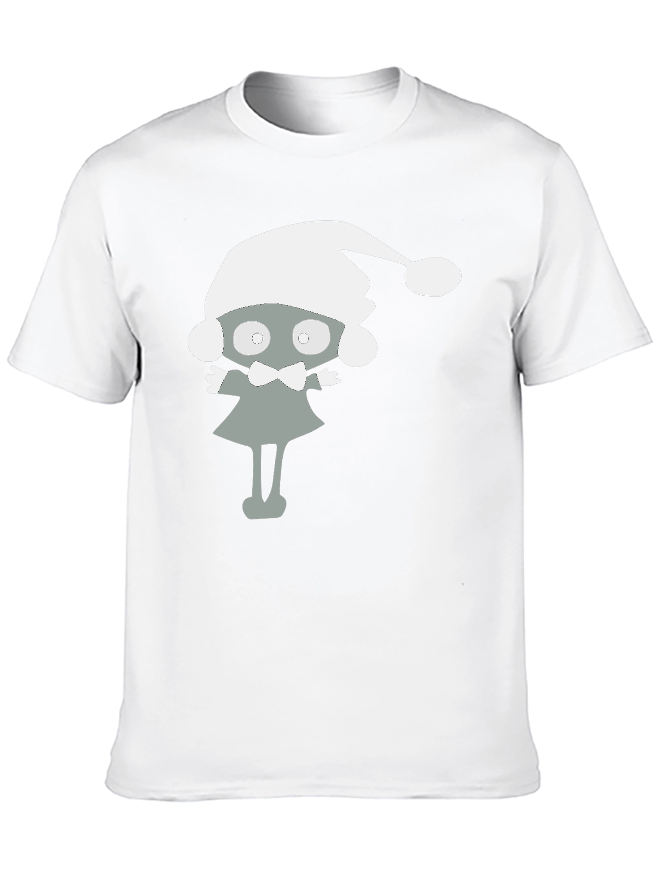 Black Festive Holiday Character Black T-Shirt view 10