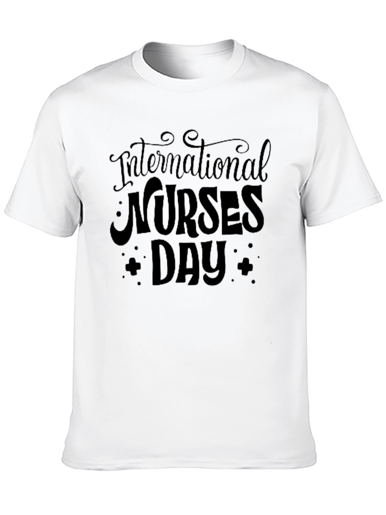 Black International Nurses Day Black T-Shirt view 10