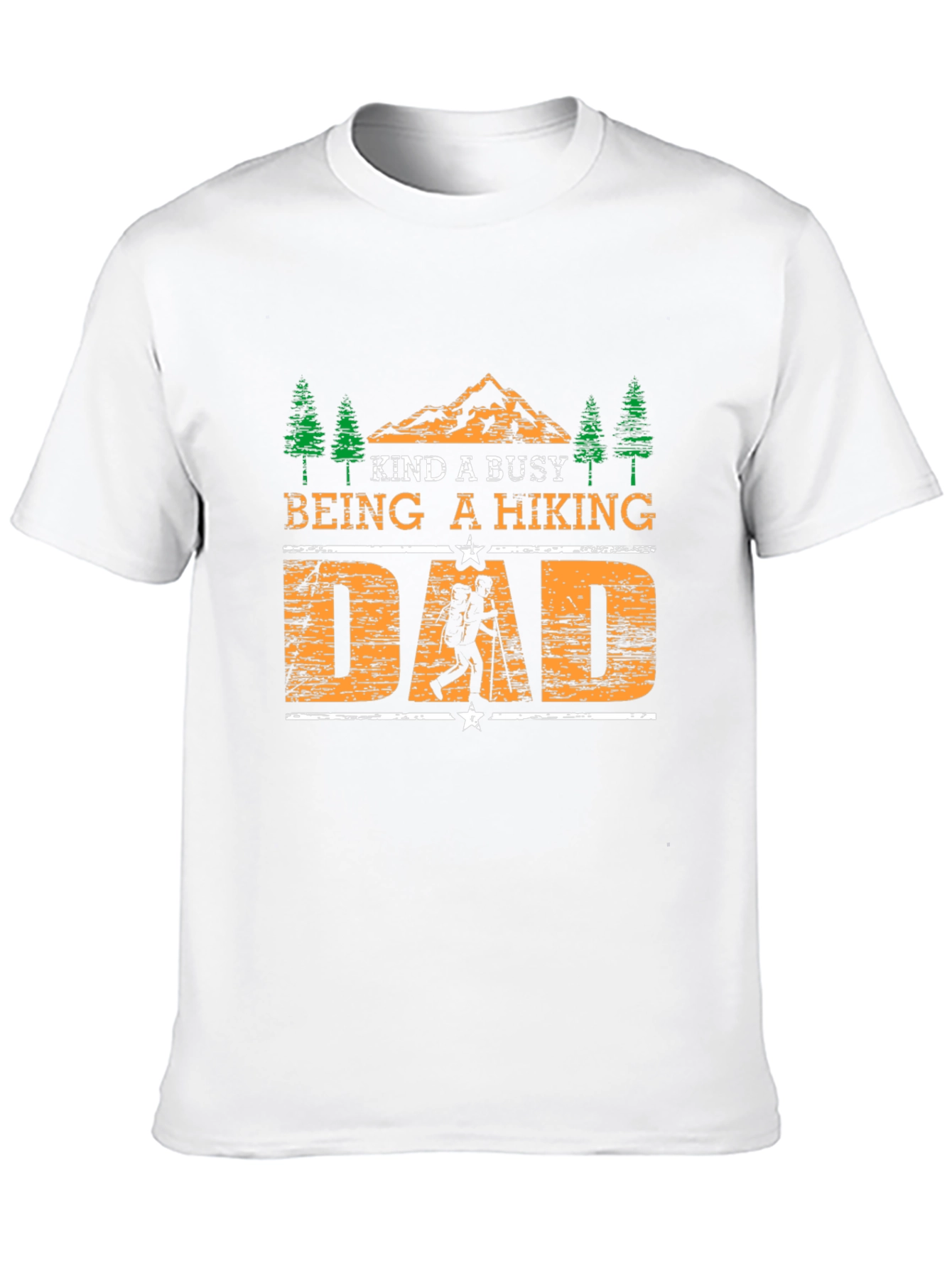 Black Hiking Dad T-Shirt - Outdoor Adventure Apparel view 10
