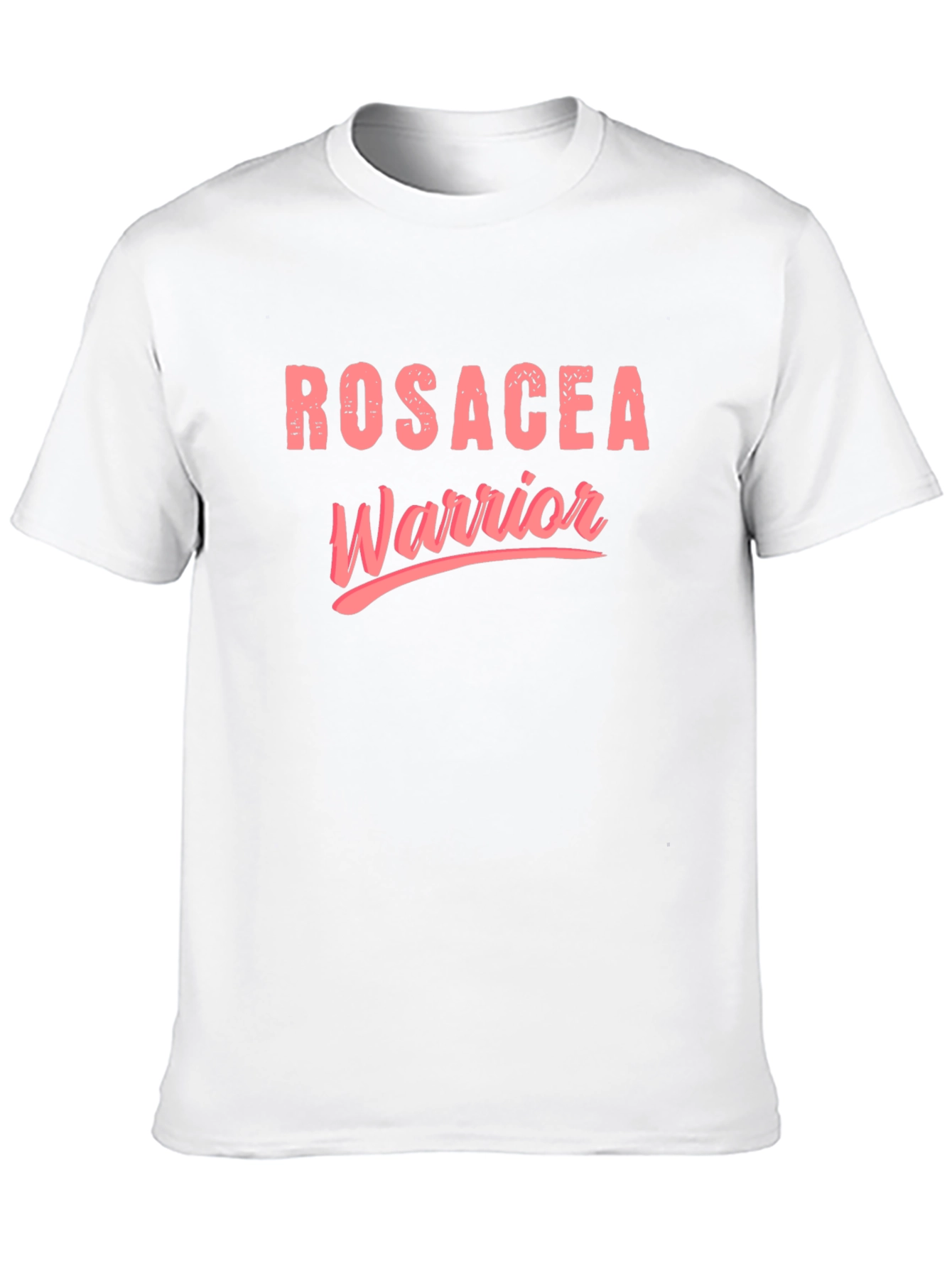 Black Rosacea Warrior Graphic Tee - Awareness Shirt view 10