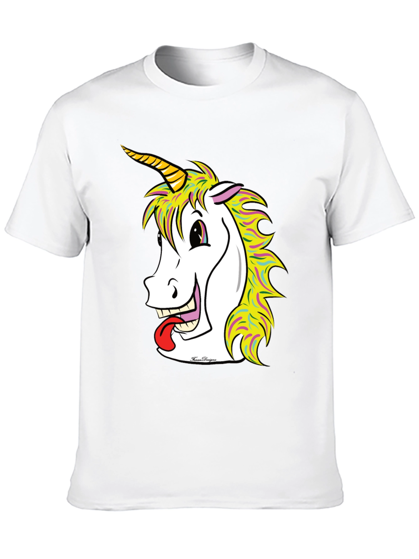 Black Unicorn Graphic Tee - Men's Black T-Shirt view 10