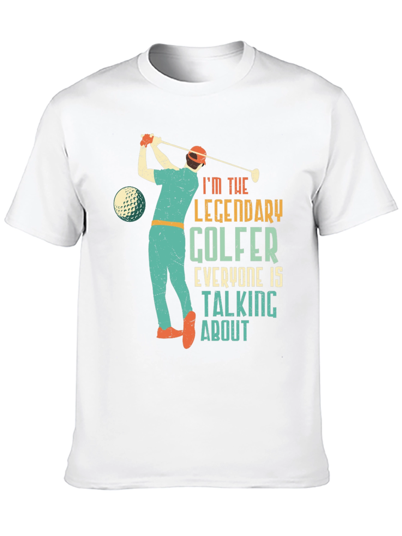 Black Legendary Golfer Graphic Tee view 10