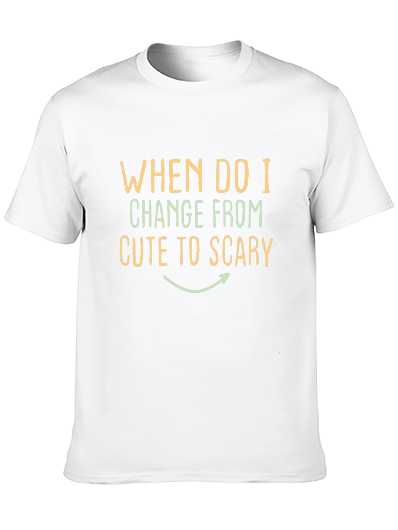 Black Cute to Scary Graphic Tee view 10
